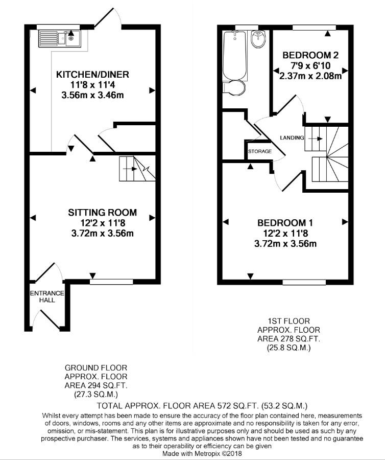 227, The Rowans, Milton floorplan