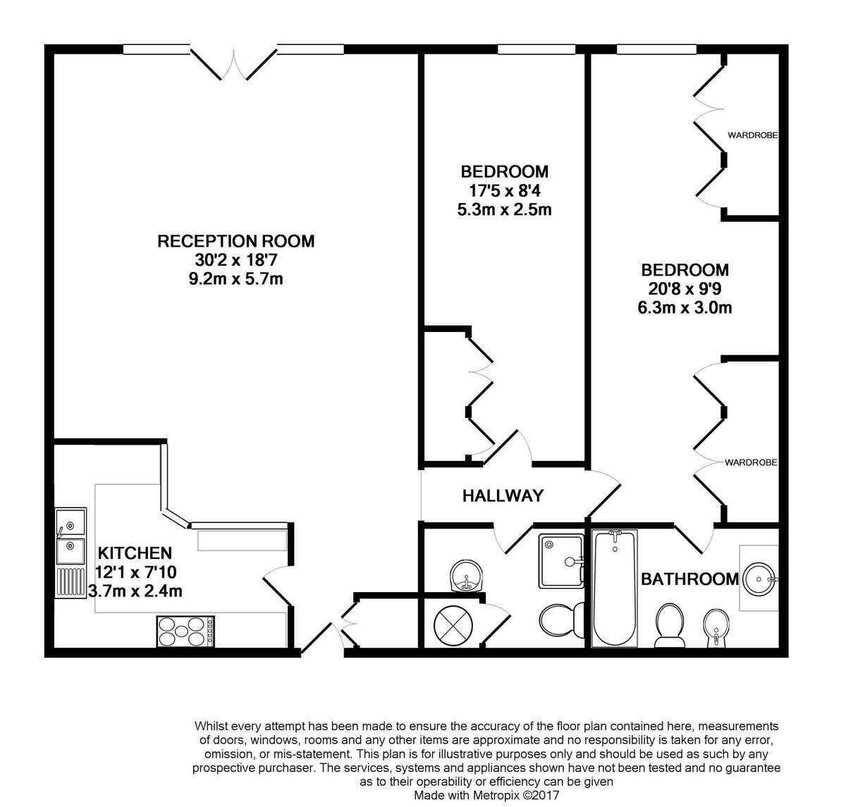 2 Bedrooms Flat to rent in Millbrook, Guildford GU1