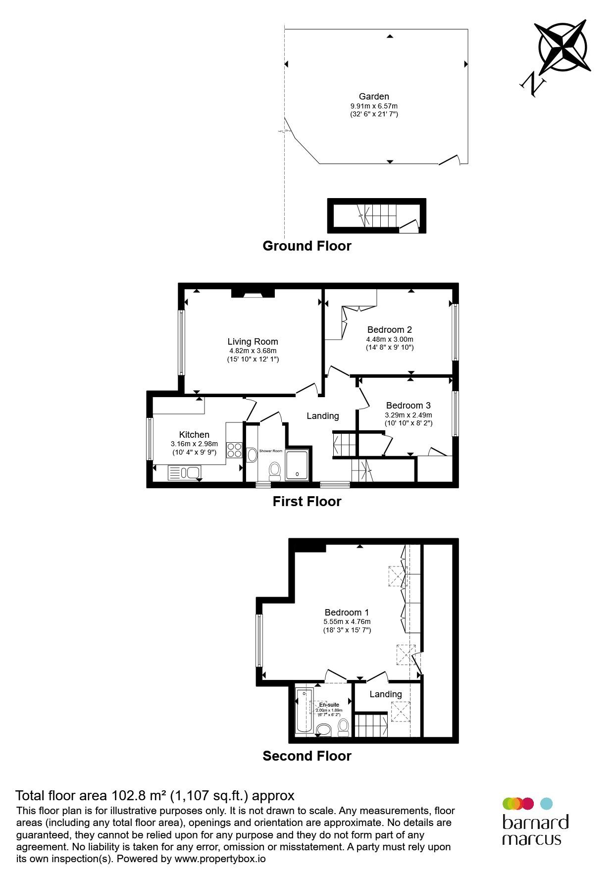 3, Cecil Court, 38, Clifford Road, Barnet floorplan