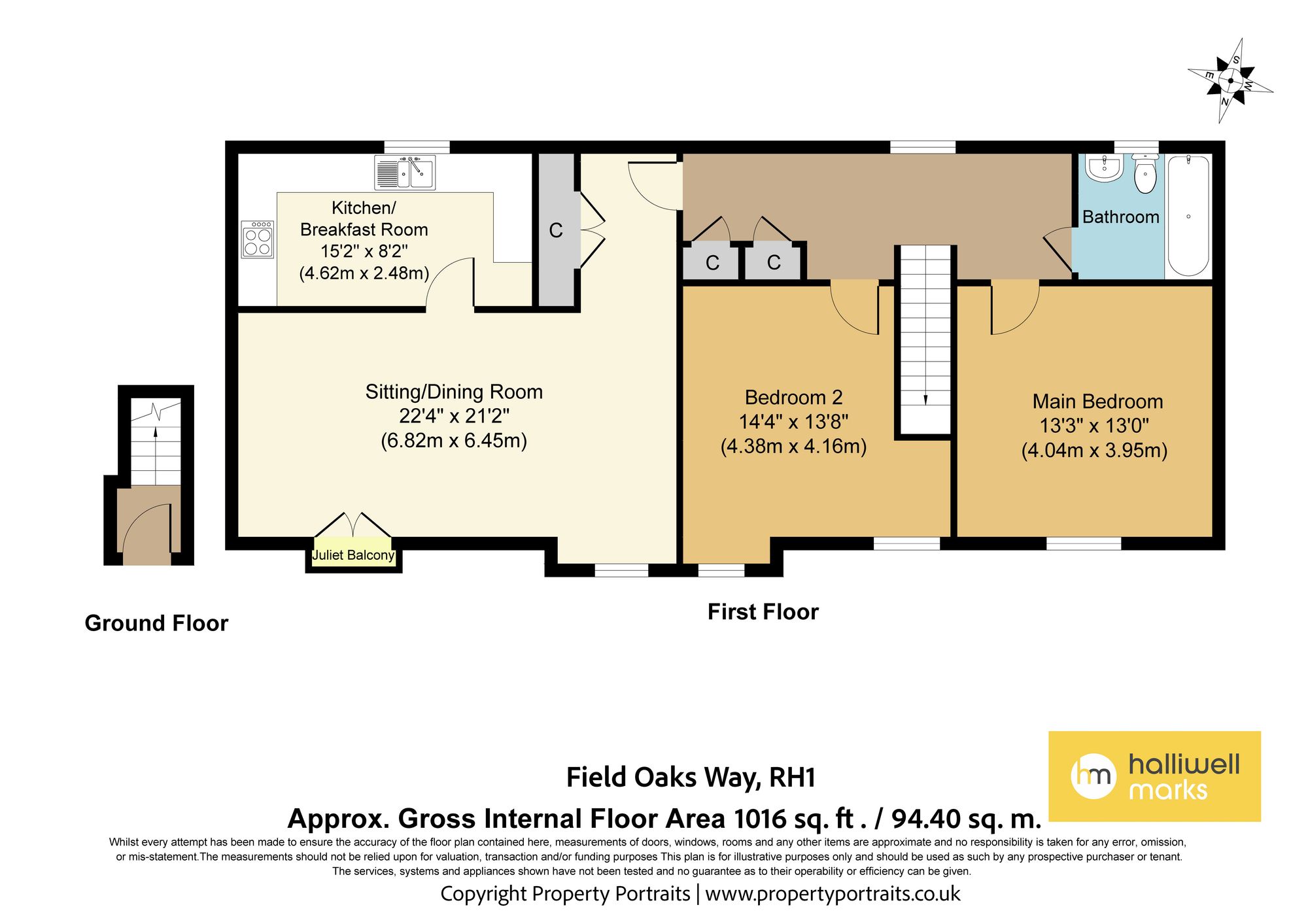 8 Field Oaks Way, Redhill floorplan