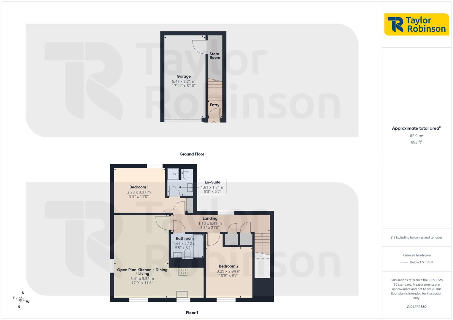 9, Barn Close, Crawley floorplan