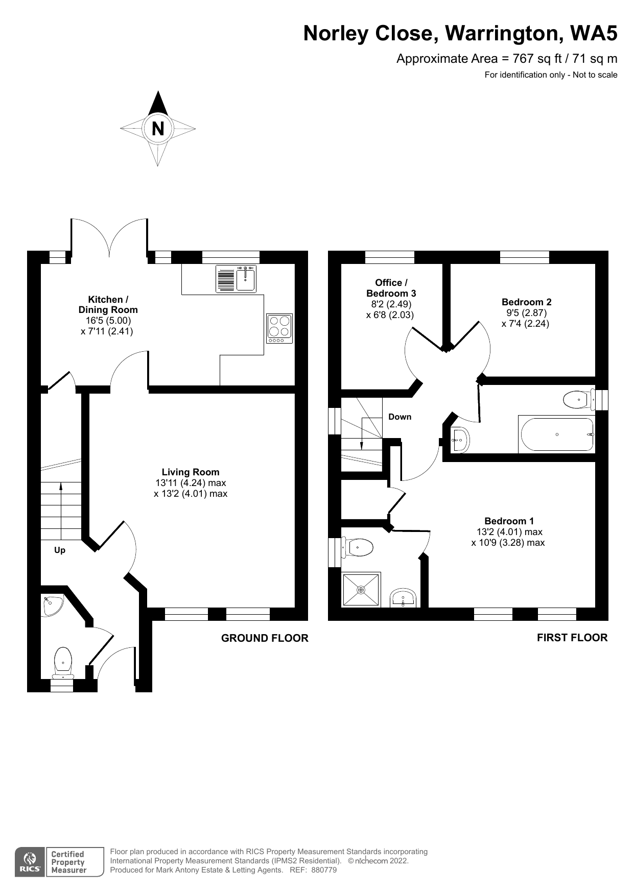 Norley Close, Bewsey, Warrington, Cheshire WA5, 3 bedroom detached