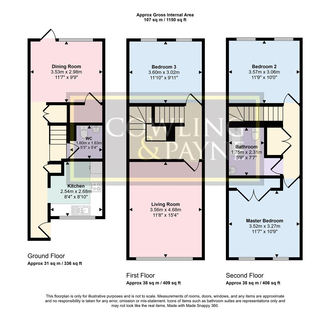 14, Silver Way, Wickford floorplan