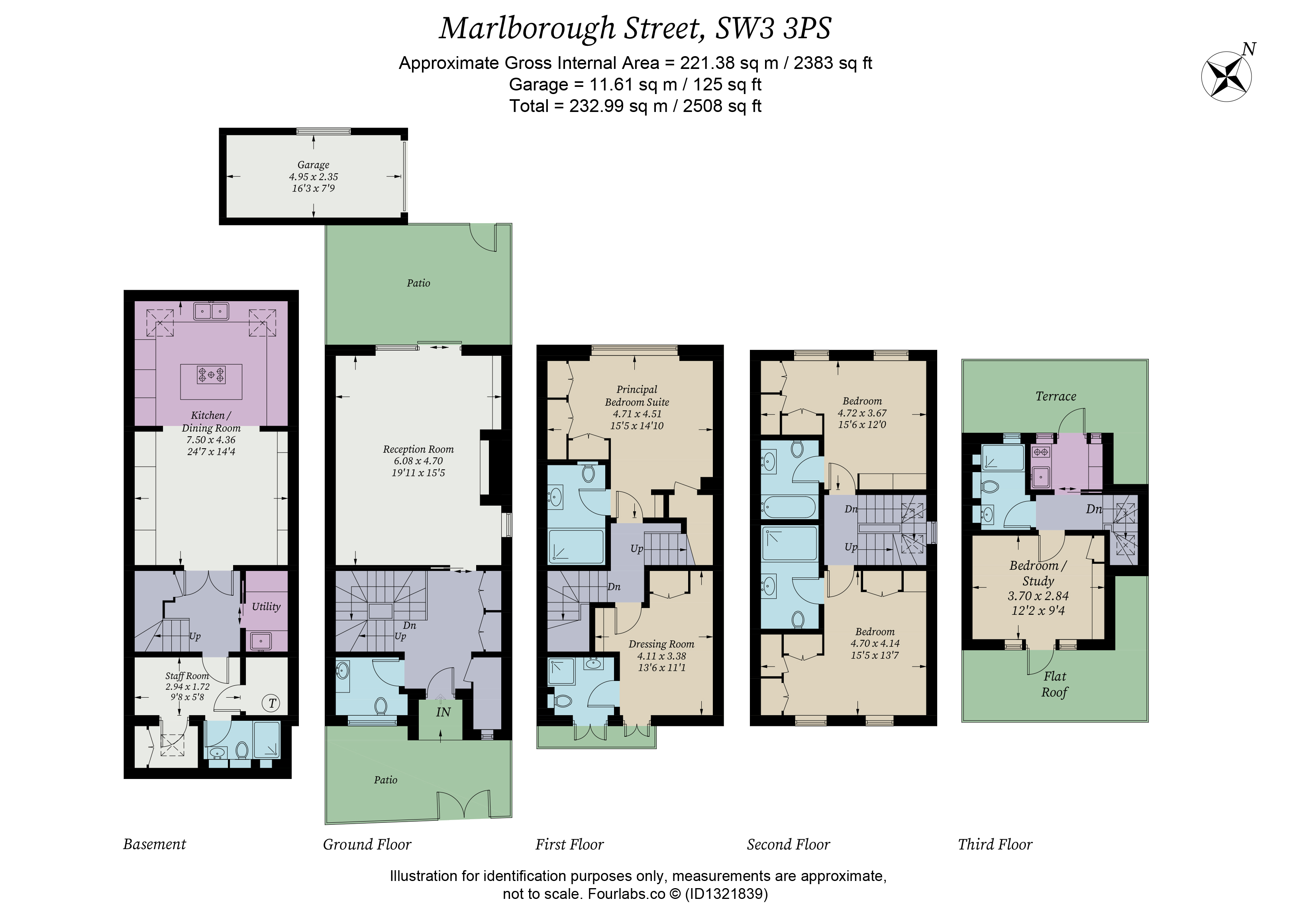 15, Marlborough Street, London floorplan