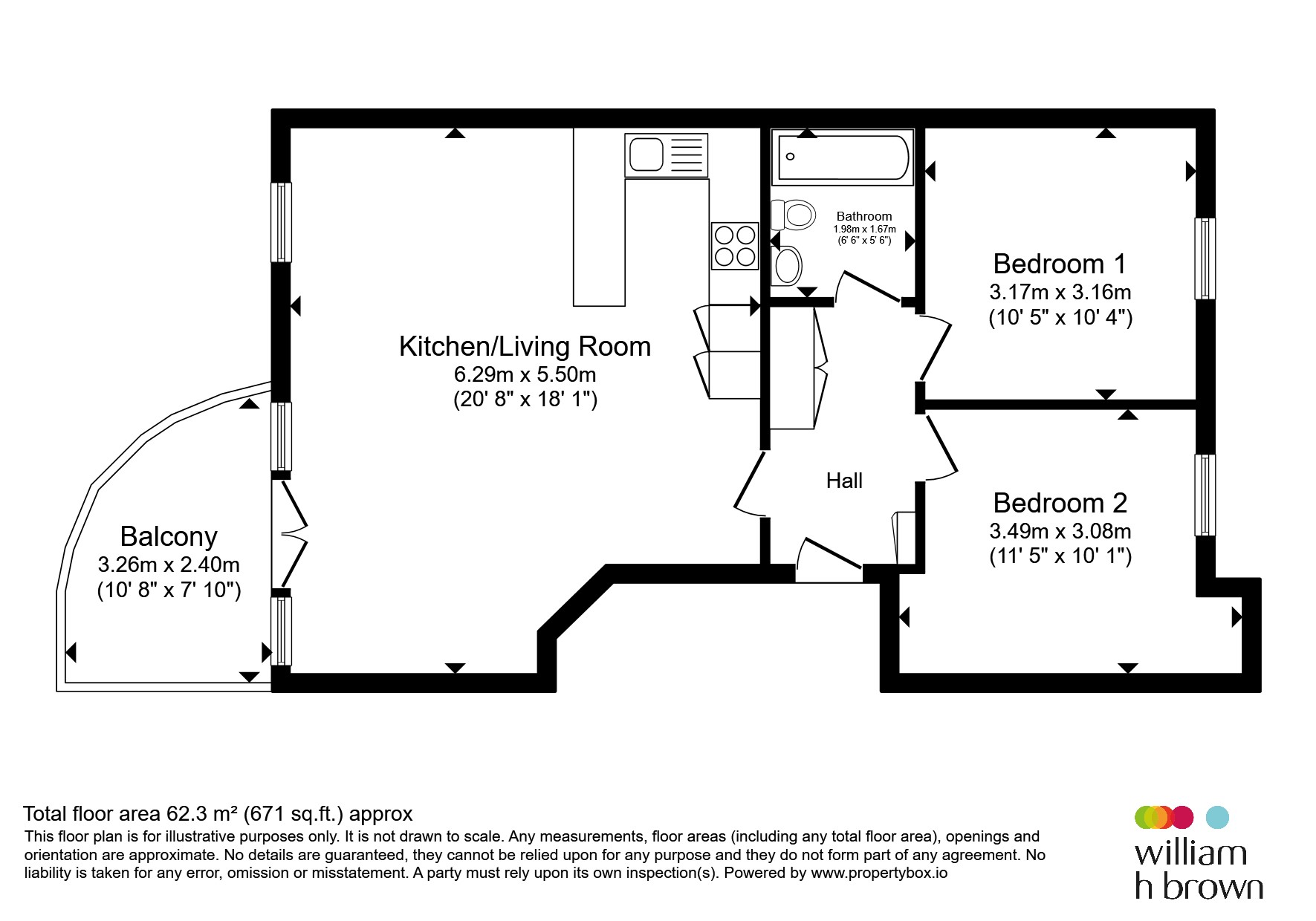 103, Southwell Close, Grays floorplan
