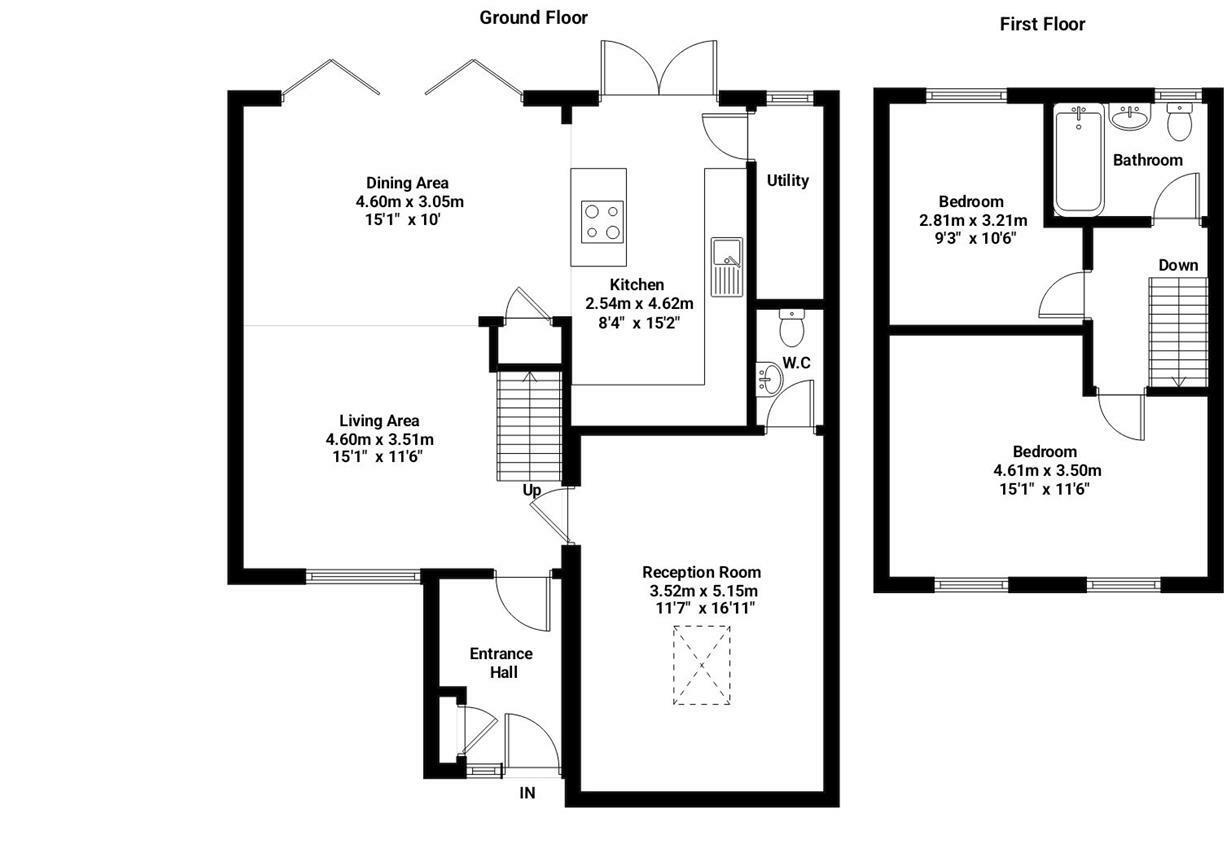 99, Peacocks, Harlow floorplan
