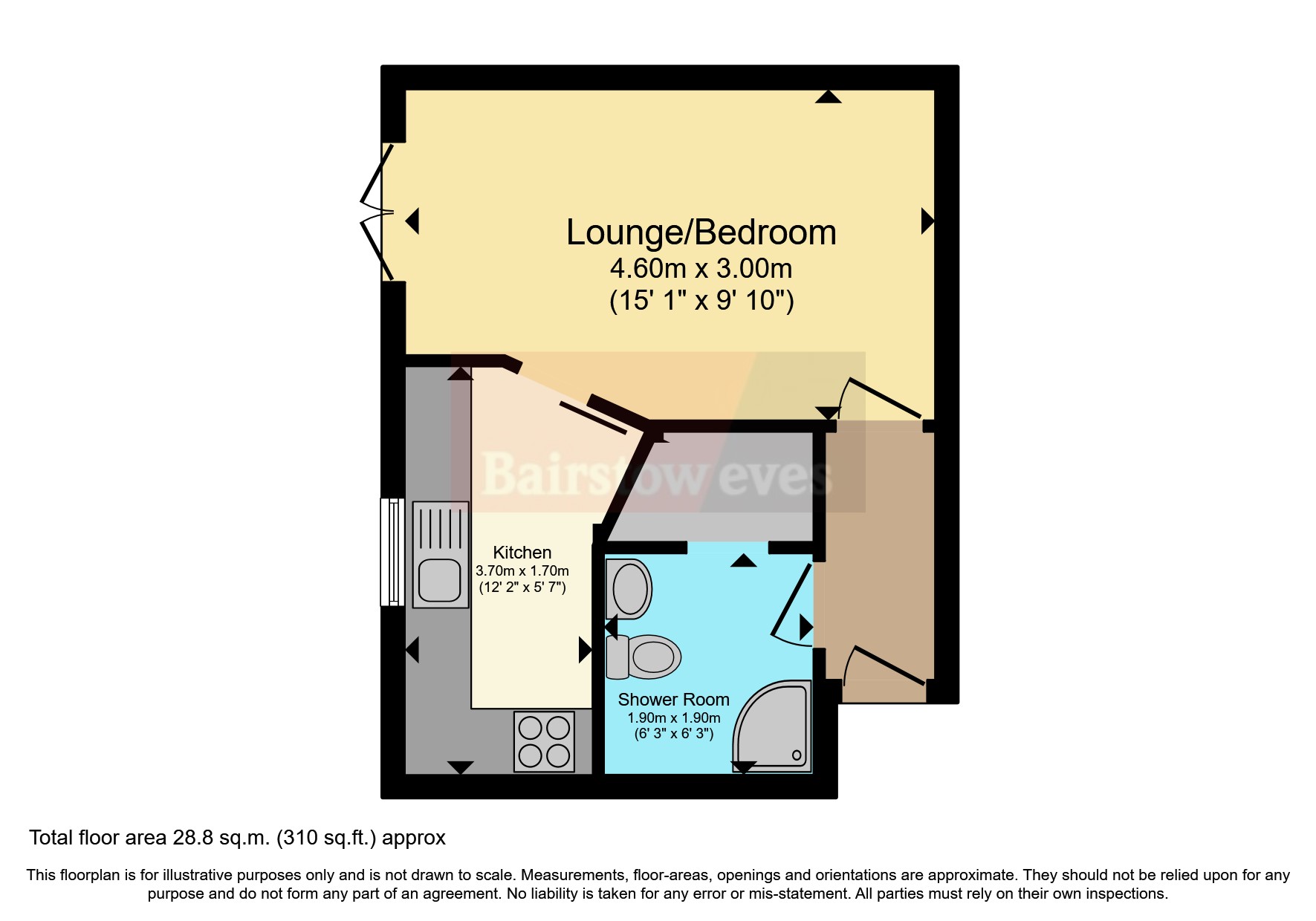 11, Spencer Court, Sandgate floorplan
