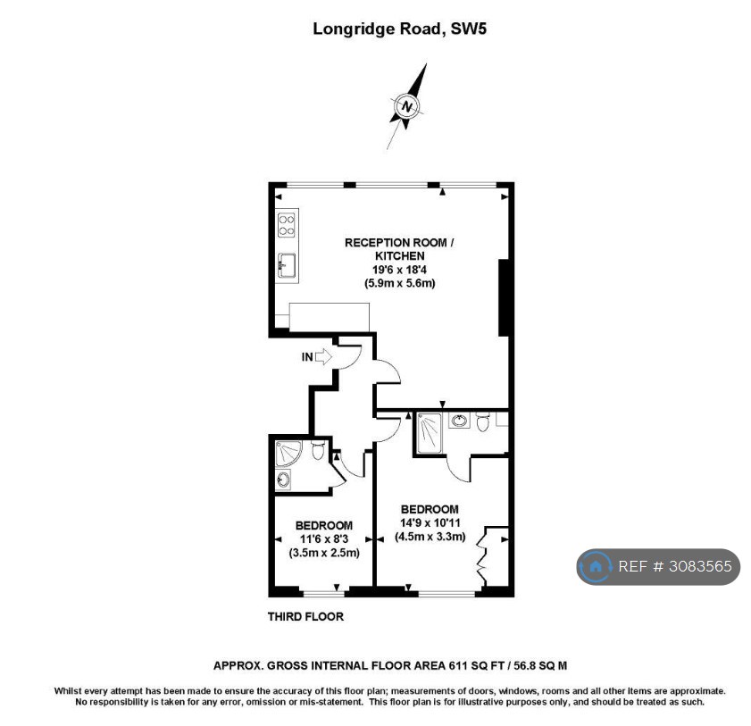 Longridge Road, London floorplan