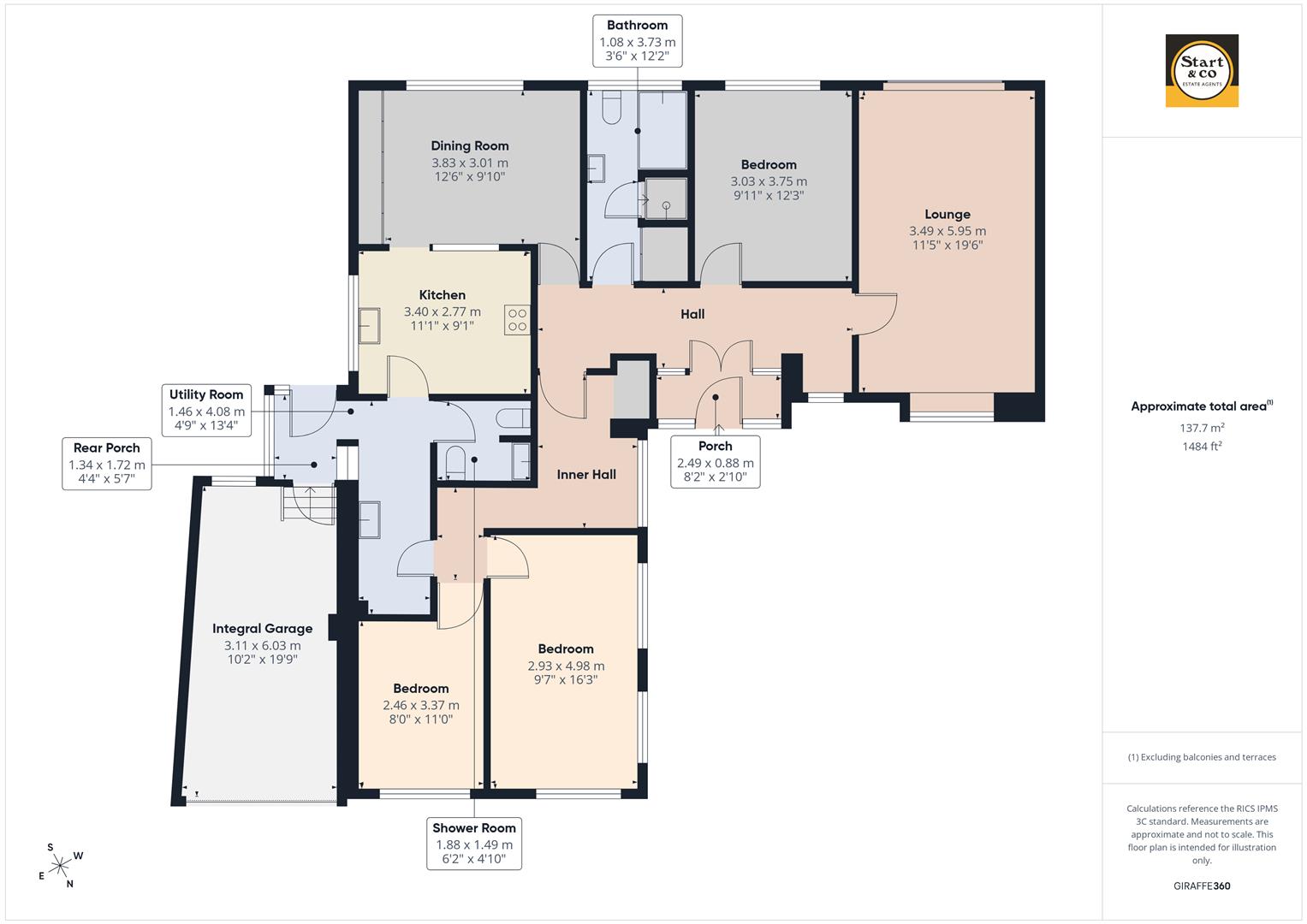 3, Treninnick Hill, Newquay floorplan