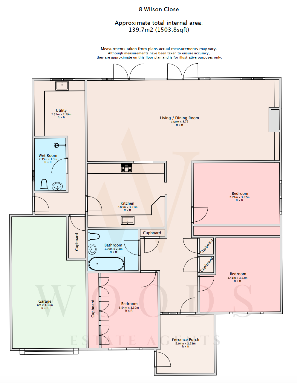 8, Wilson Close, Maidstone floorplan