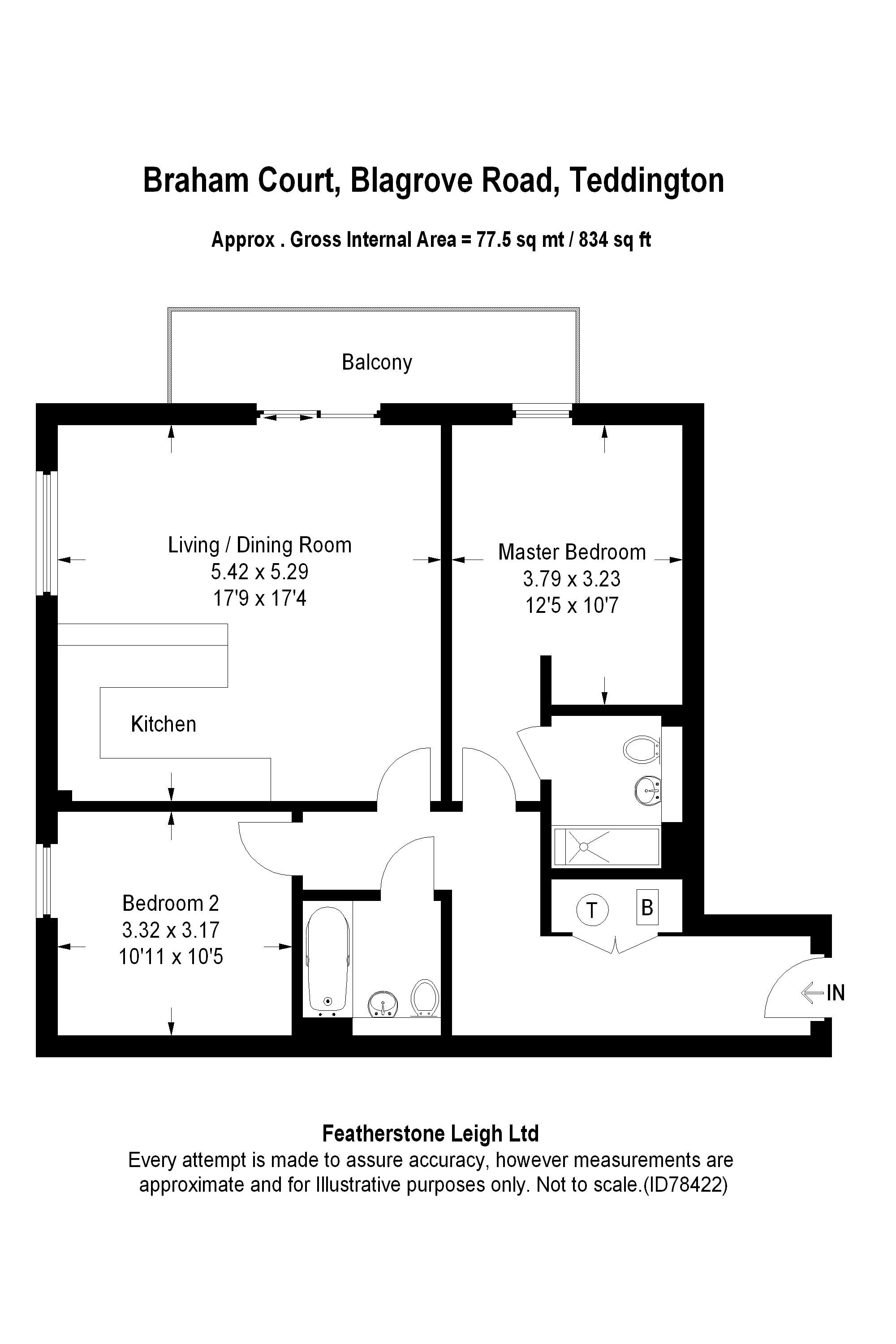 2 Bedrooms Flat for sale in Blagrove Road, Teddington TW11