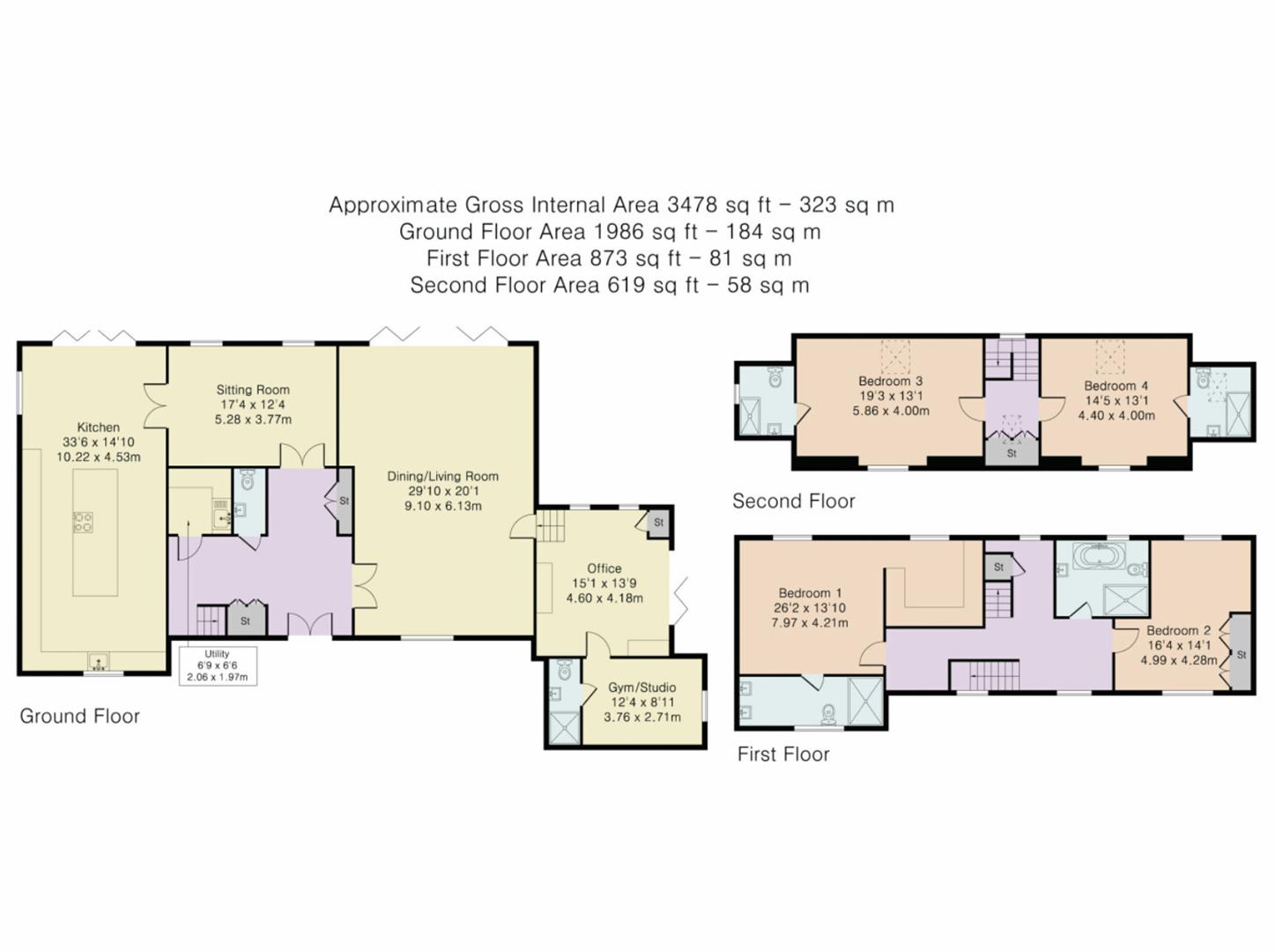 The Drive, The Drive, Radlett floorplan