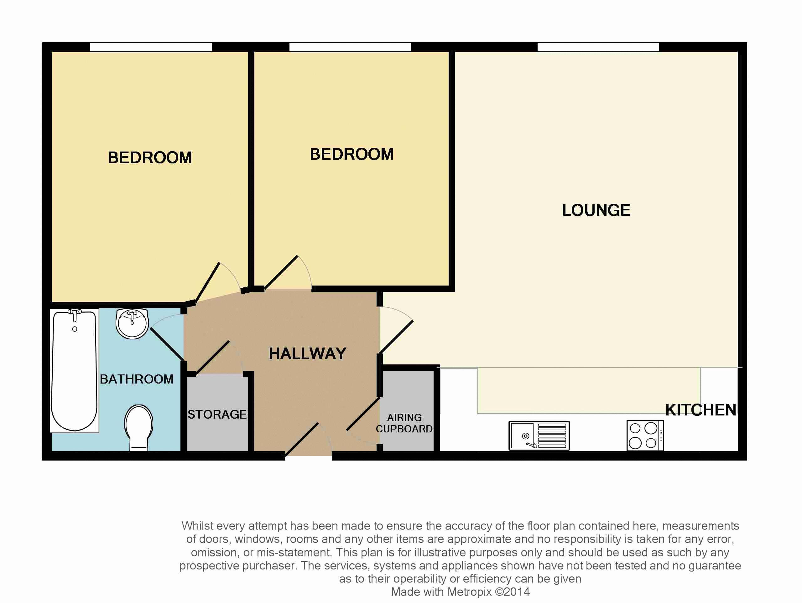 2 Ratcliffe Court, Sweetman Place, Bristol floorplan