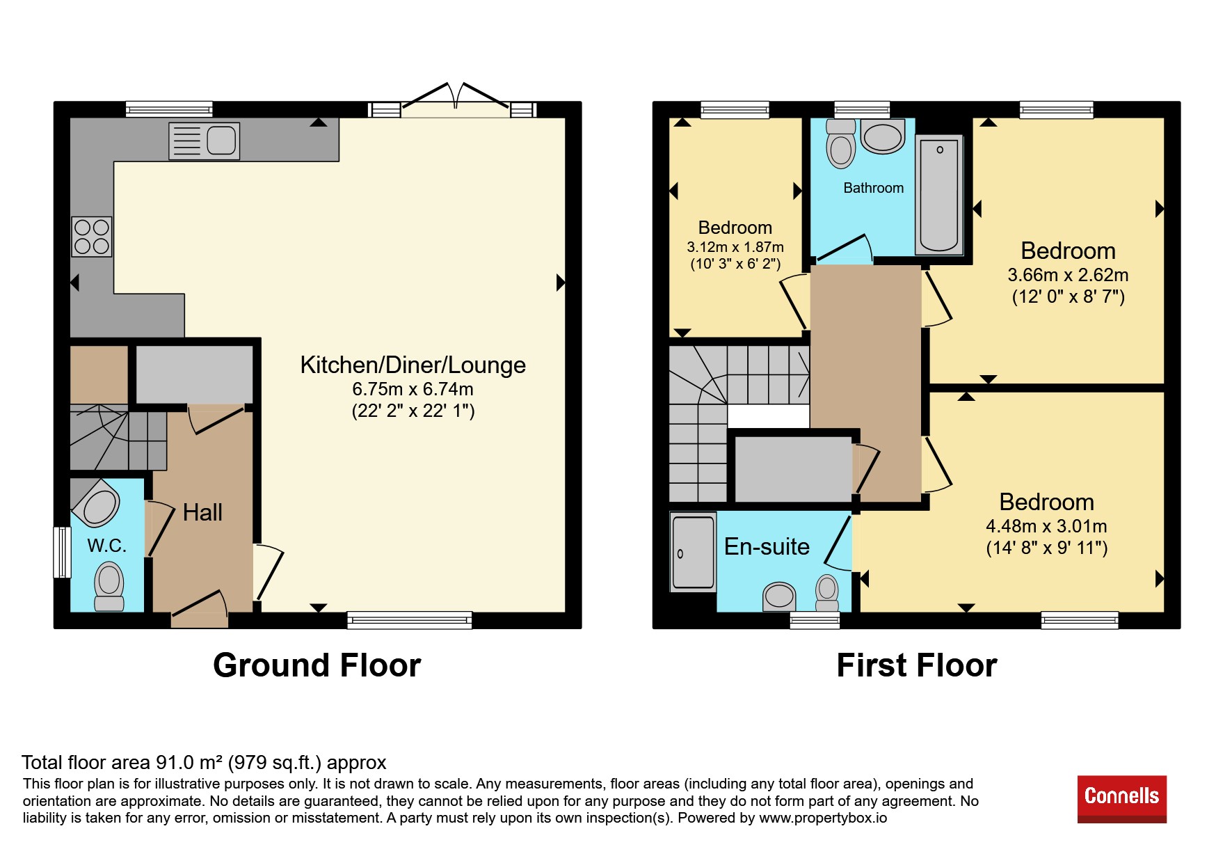 Potter Meadows, Bedford floorplan