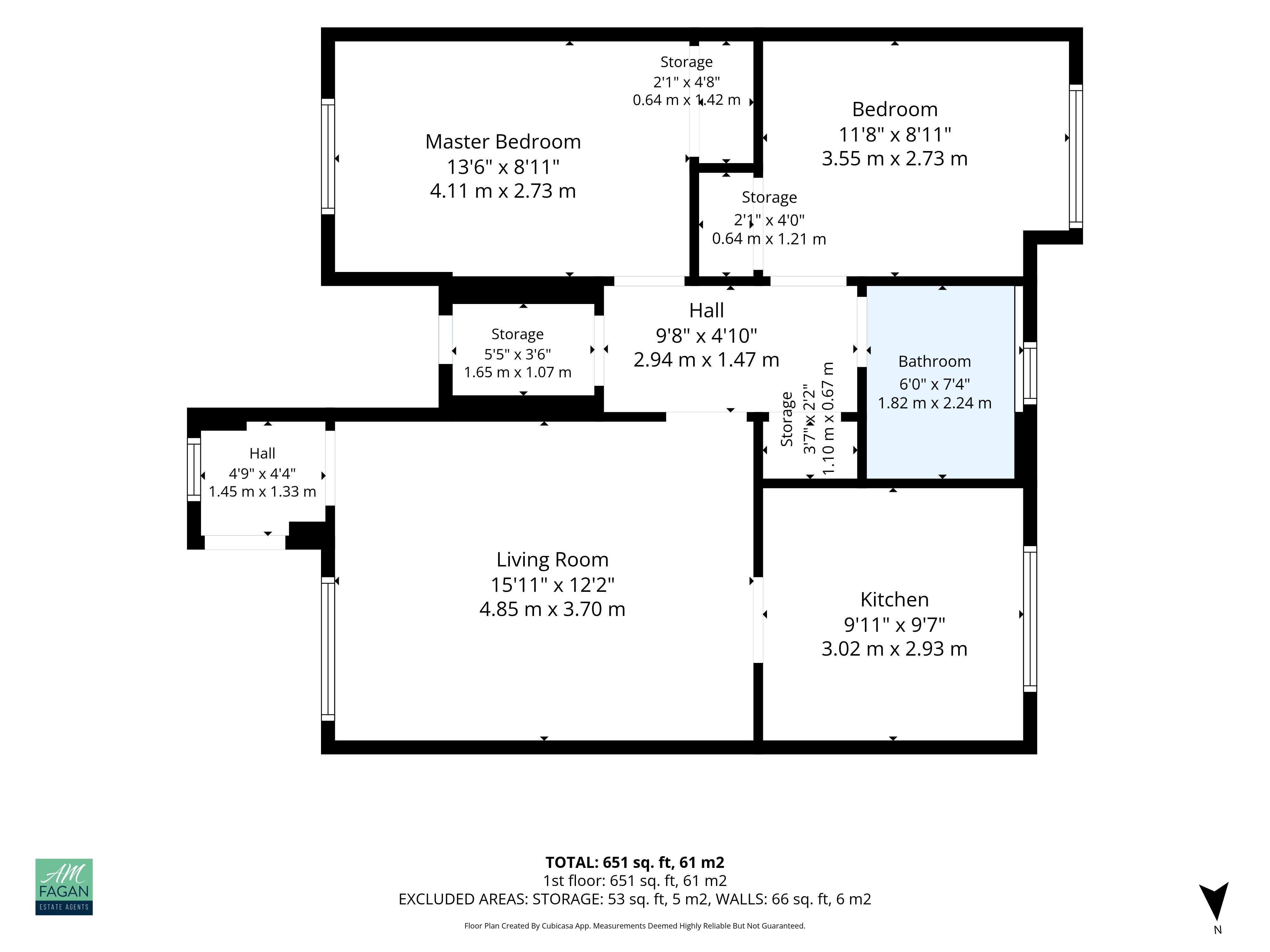 55, Lomond Court, Coatbridge floorplan