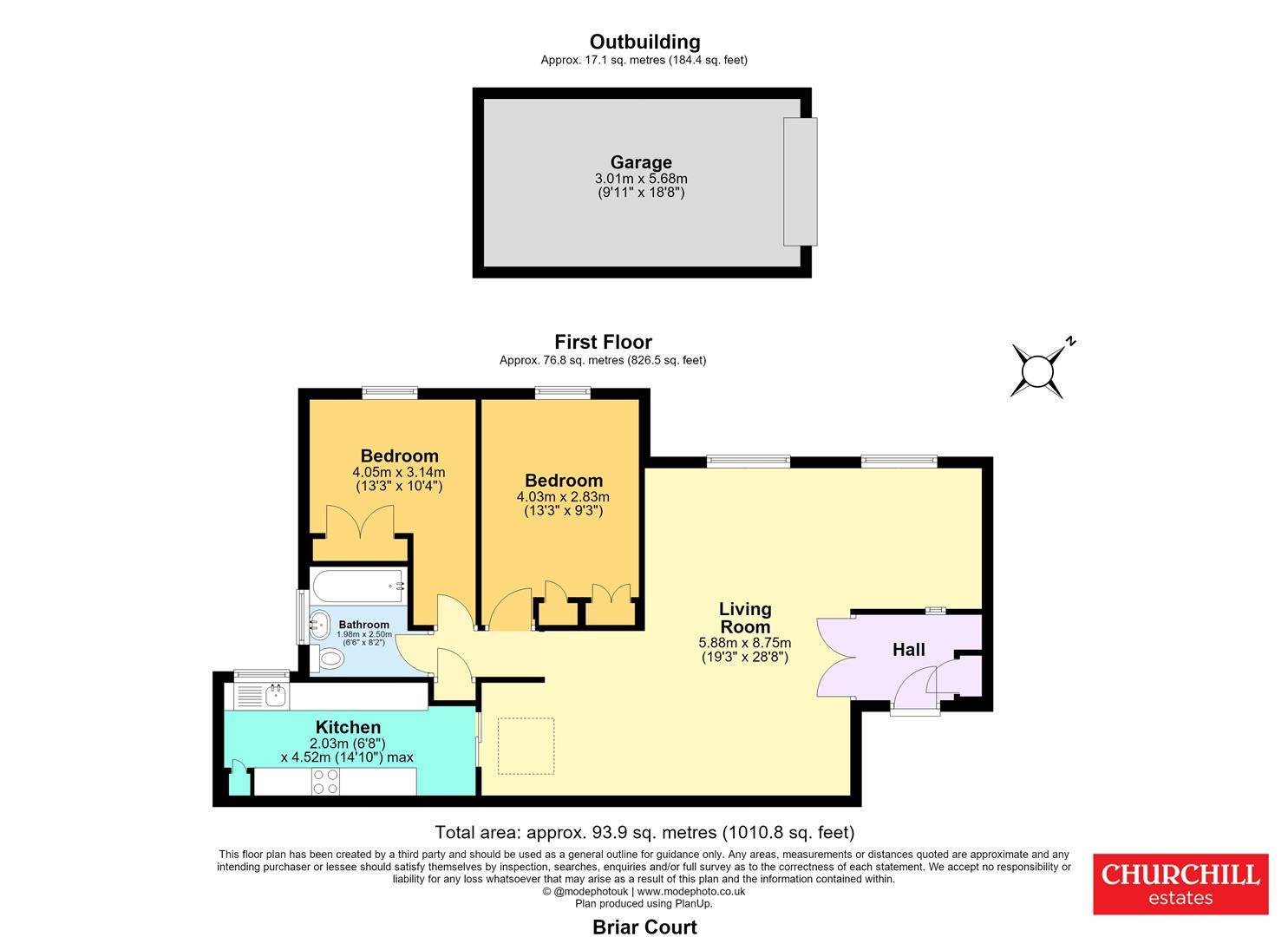 8 Briar Court, 281, Forest Road, London floorplan