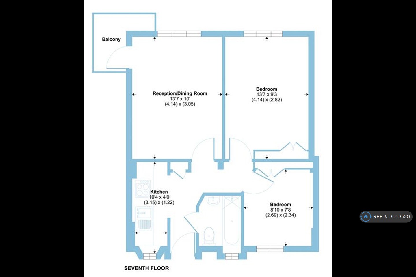 The Grampians, Shepherds Bush Road, London floorplan