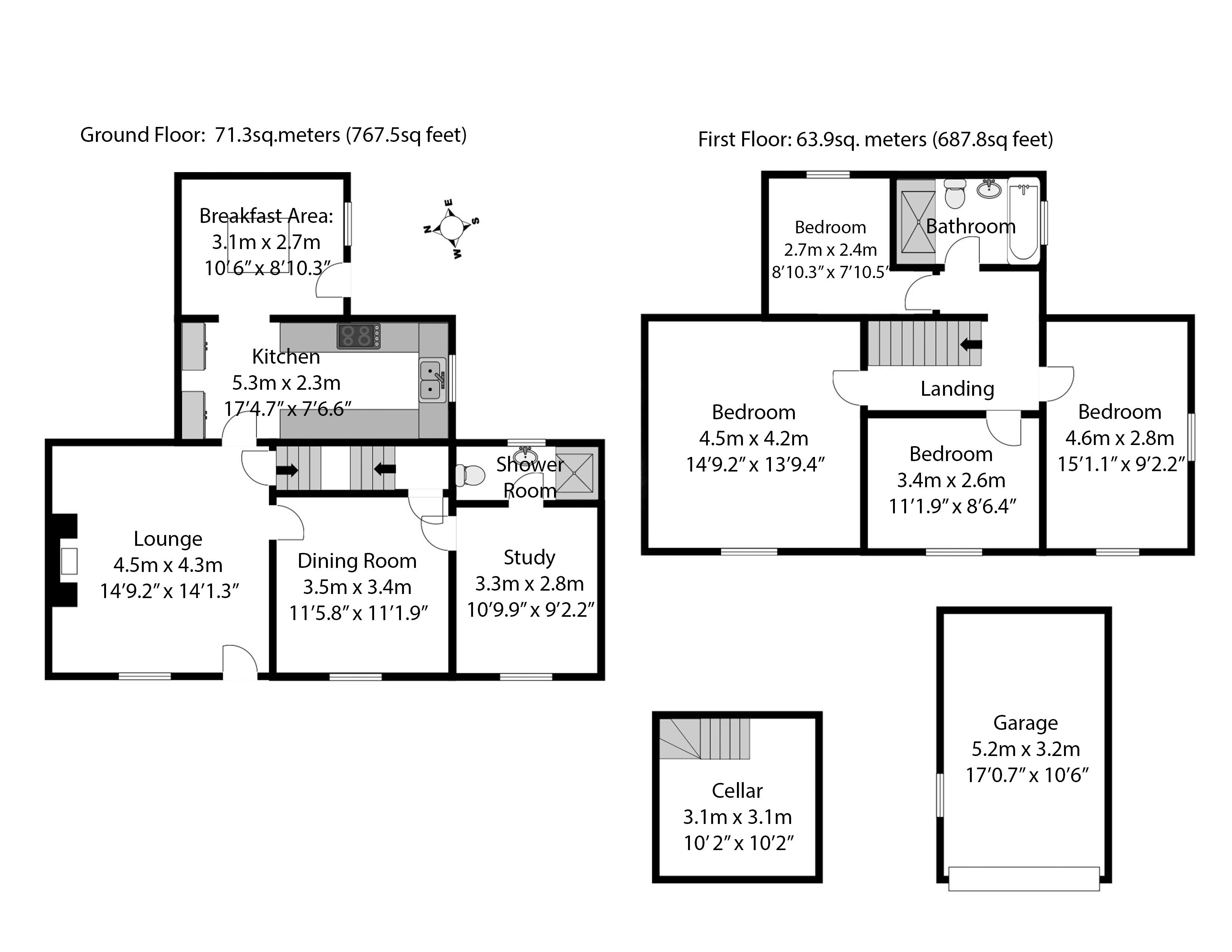 54, Wellington Road, Telford floorplan