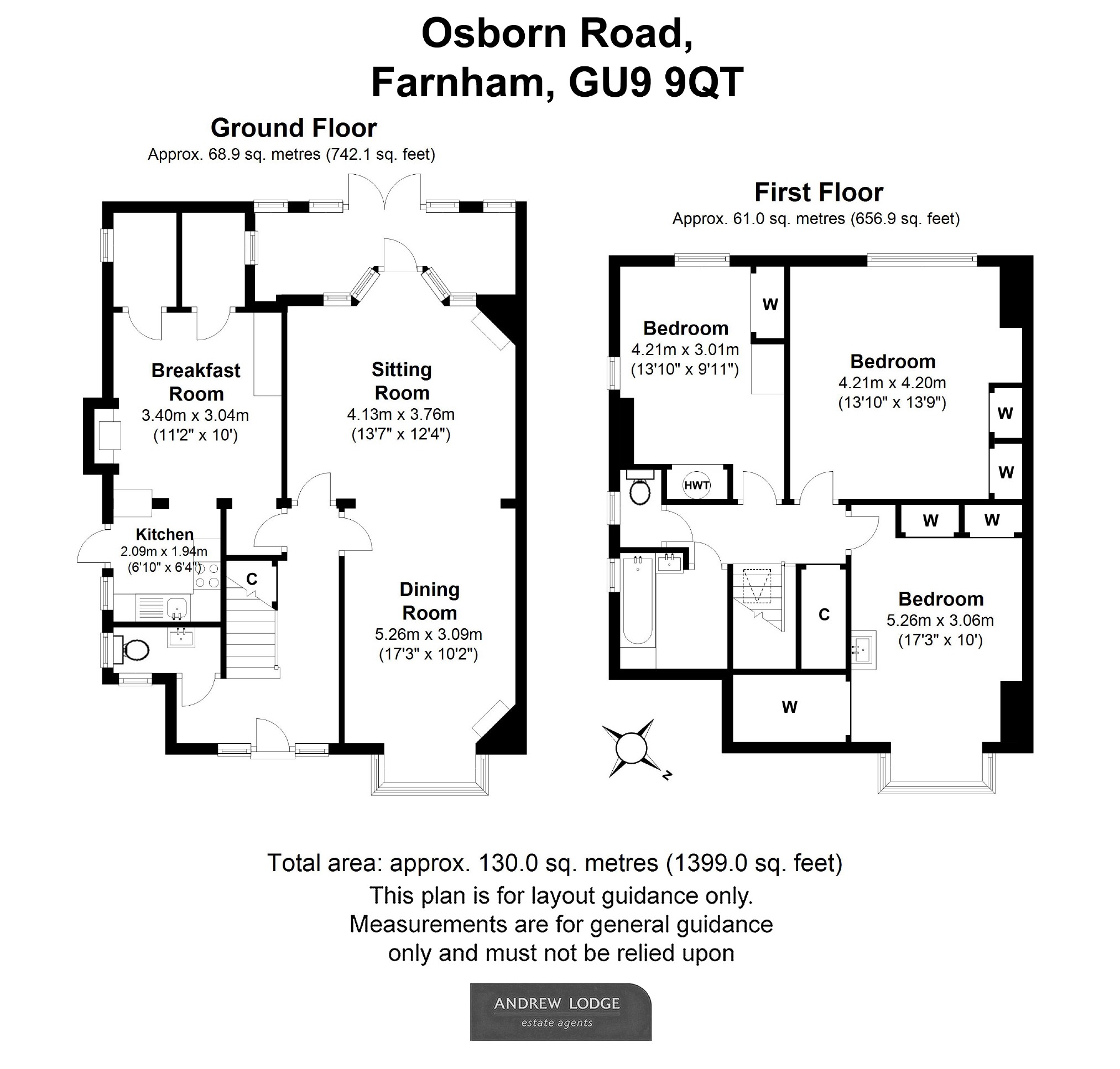 3 Bedrooms Semi-detached house for sale in Osborn Road, Farnham GU9