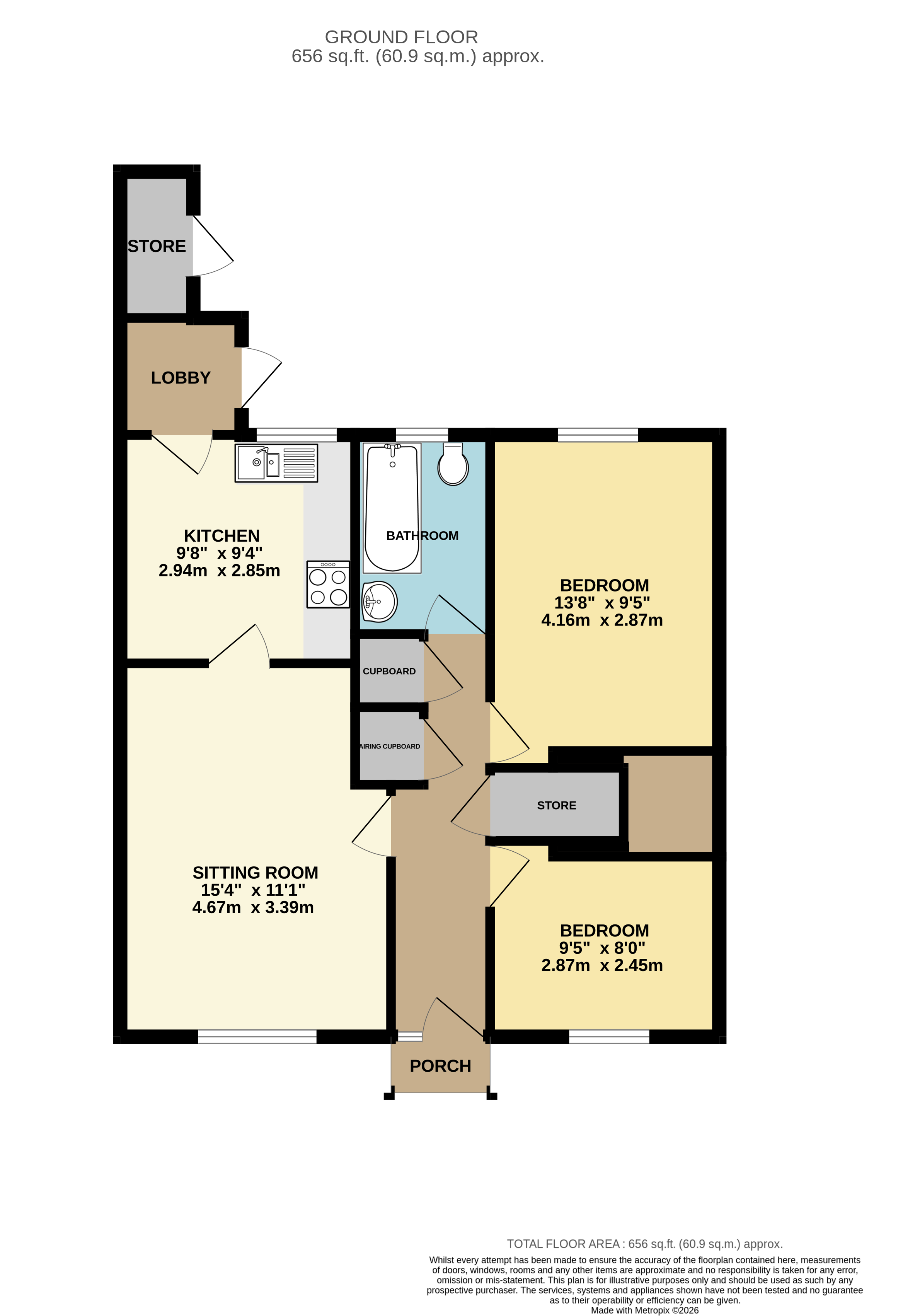 2, St. Peters Road, Fakenham floorplan