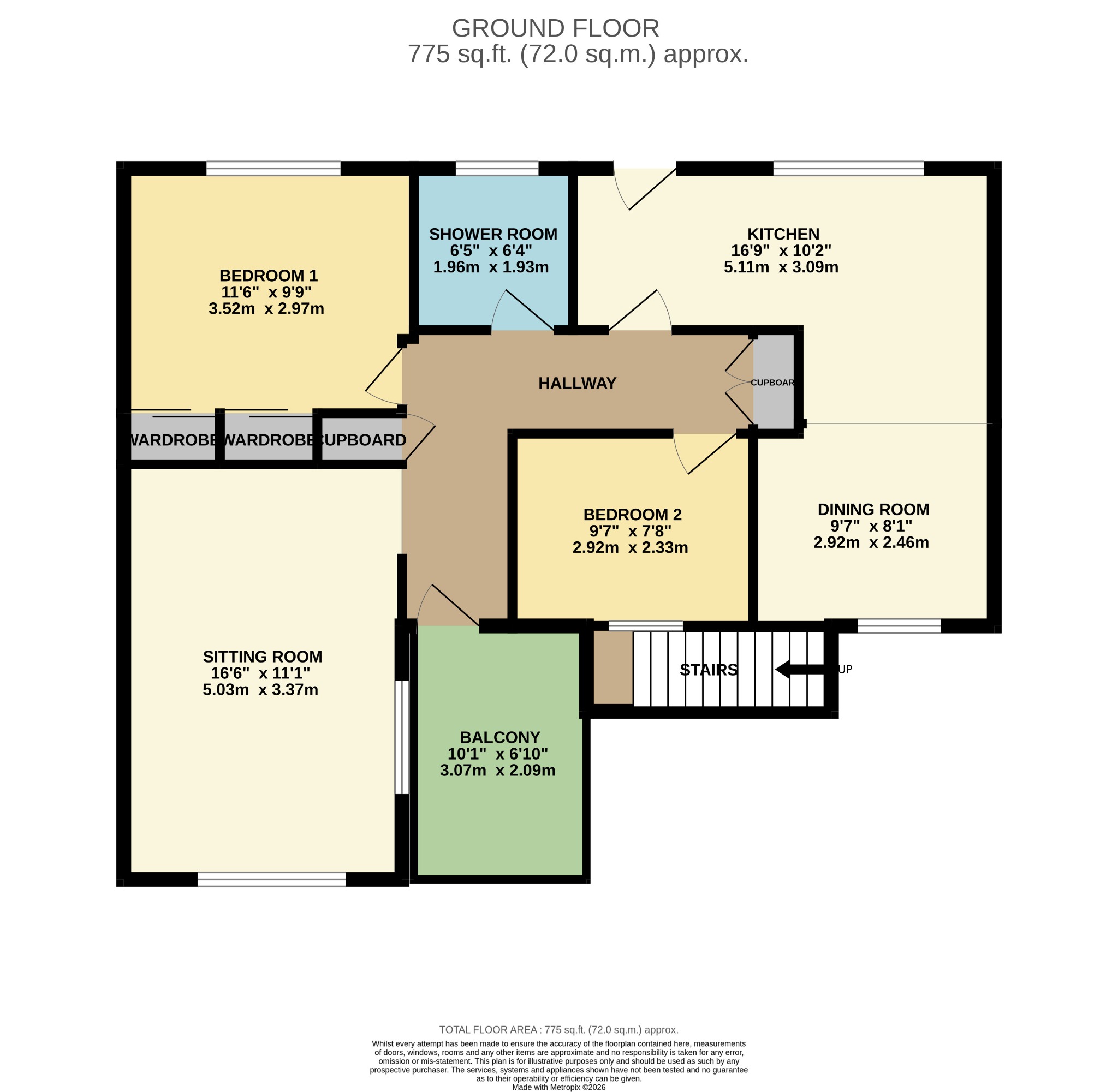7 Nelson Street, Dunoon, Argyll and Bute floorplan