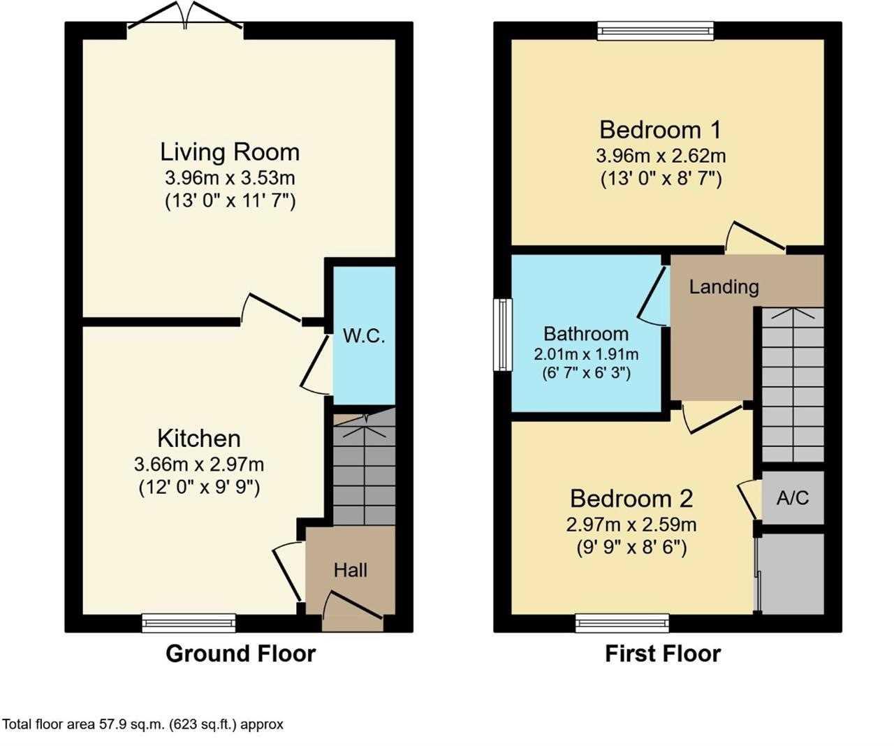Kelvin Drive, Cannock floorplan