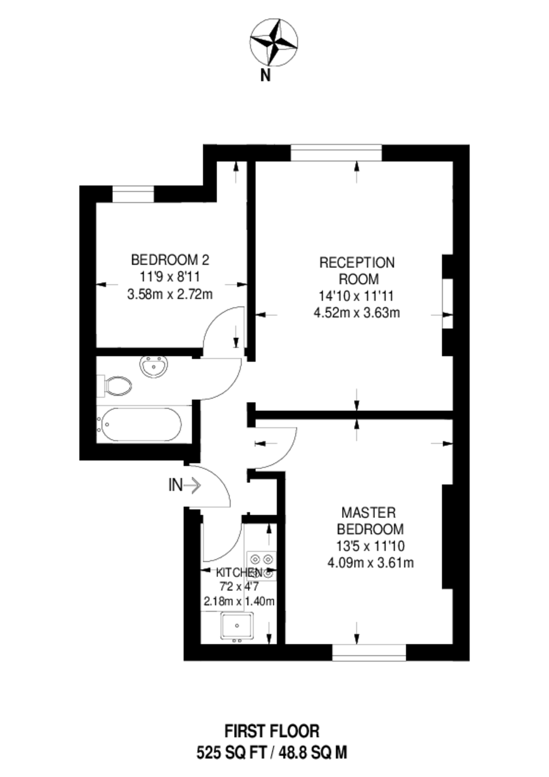 Grosvenor Gardens, NW2, Willesden floorplan