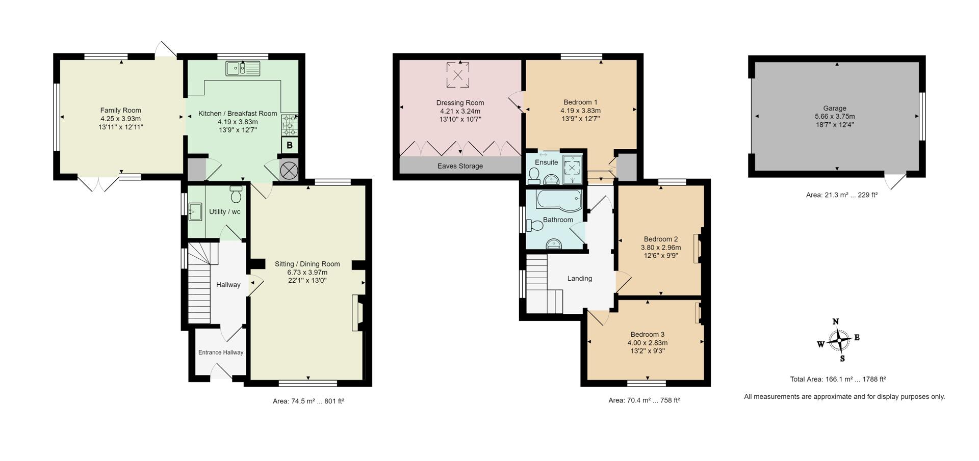 3 Woodcutts Farm Cottages, Wimborne floorplan