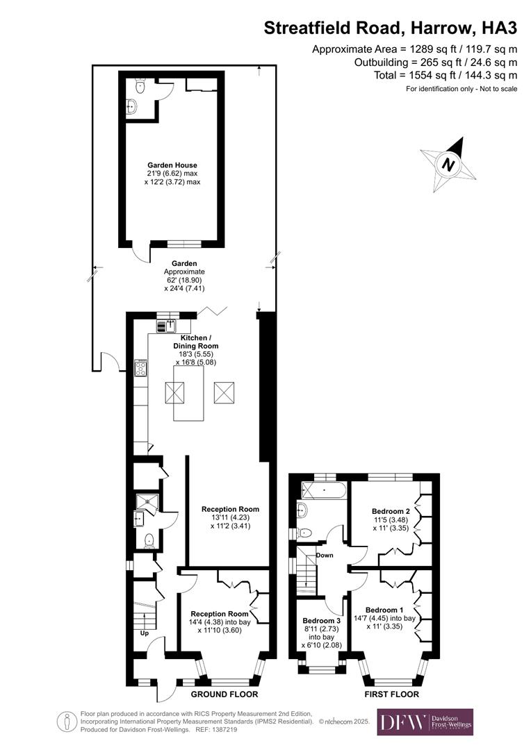 129, Streatfield Road, Harrow floorplan