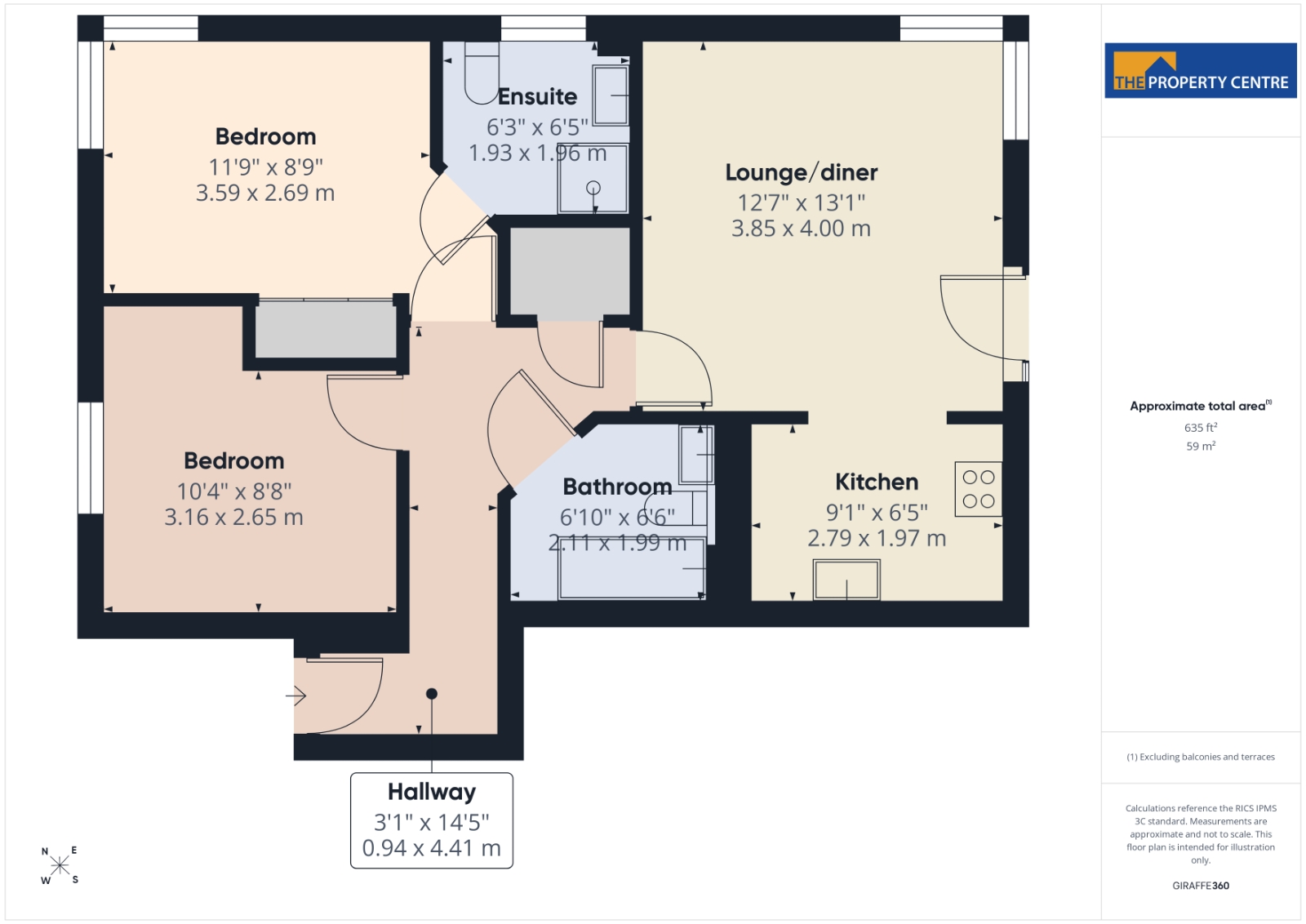 Flat 1, 5, Suffolk Drive, Gloucestershire floorplan