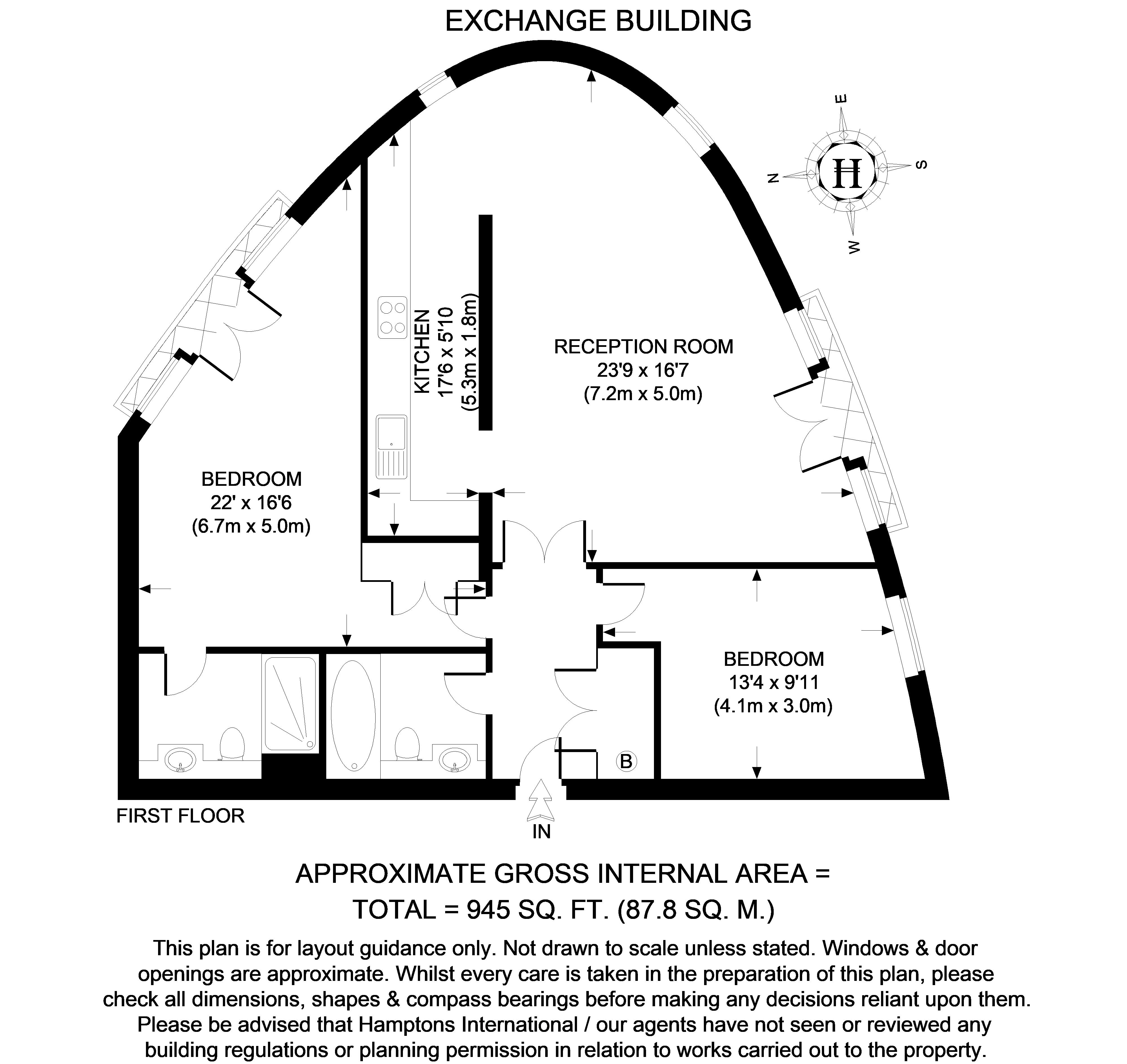 132 Commercial Street, London floorplan