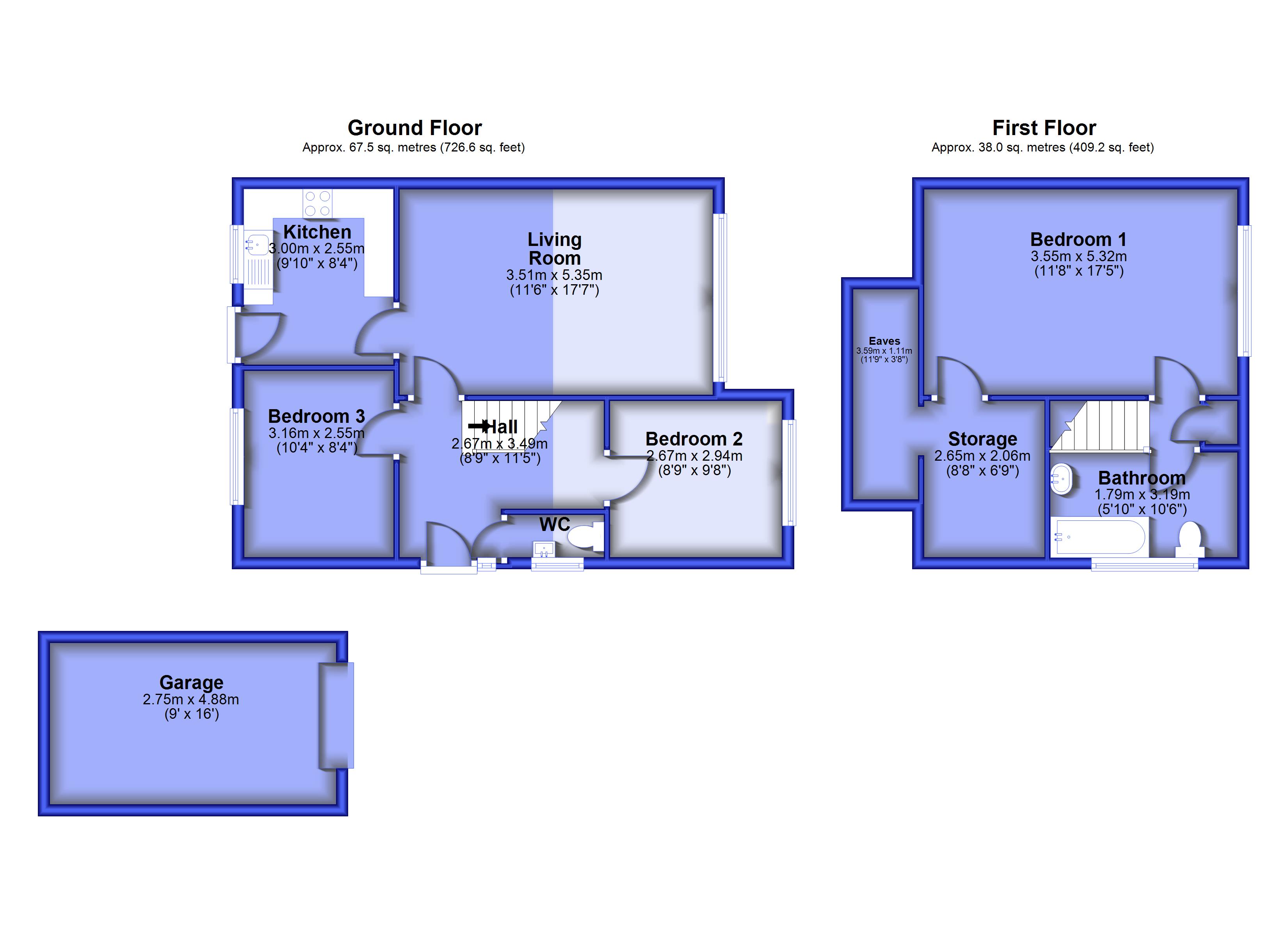 56, Warrenside Close, Lancashire floorplan