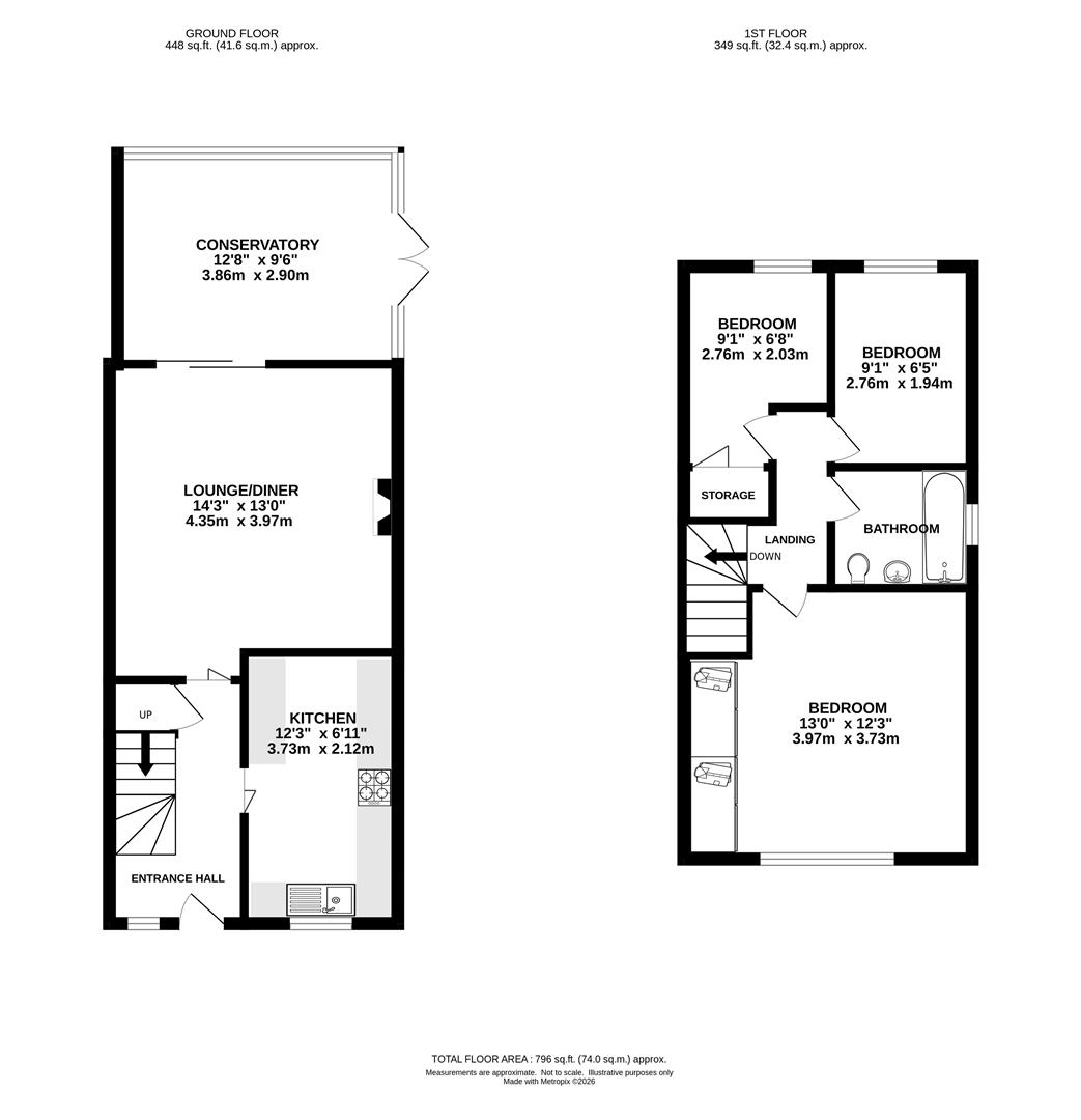 76, Golding Thoroughfare, Chelmsford floorplan
