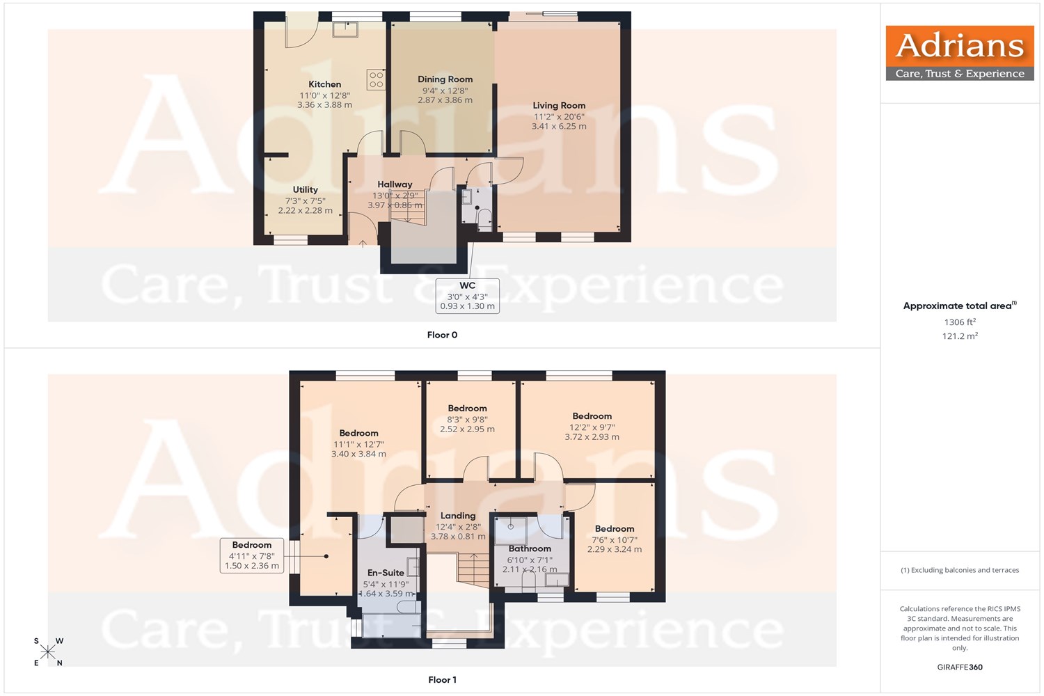11, Acres End, Chelmsford floorplan
