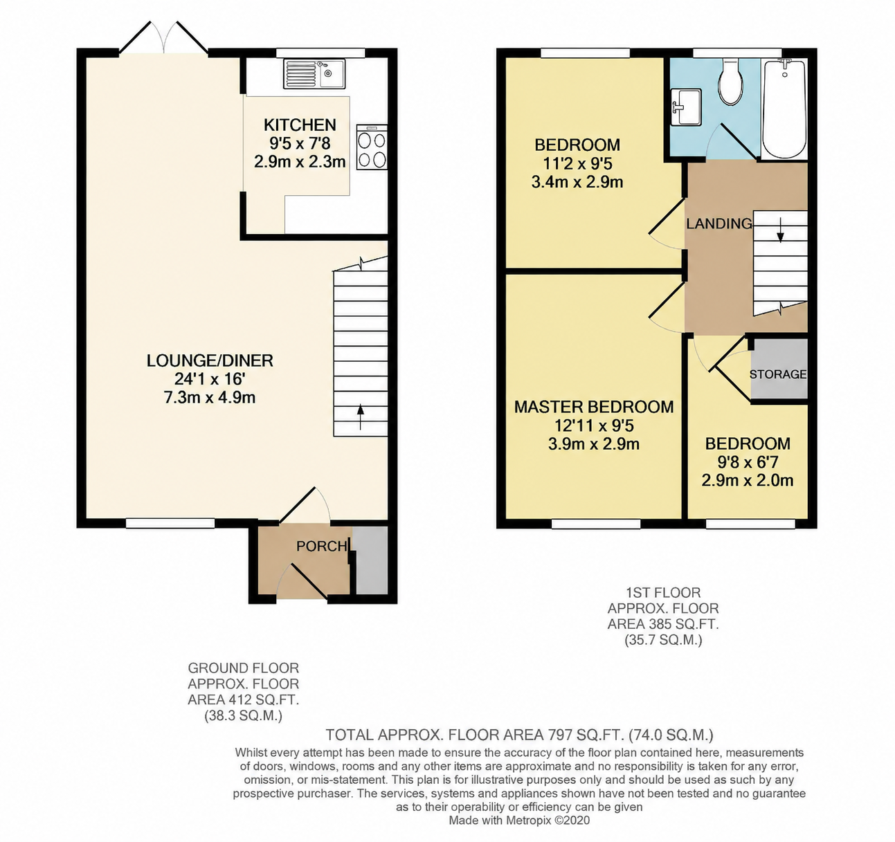 2, Lambourne, Tilbury floorplan