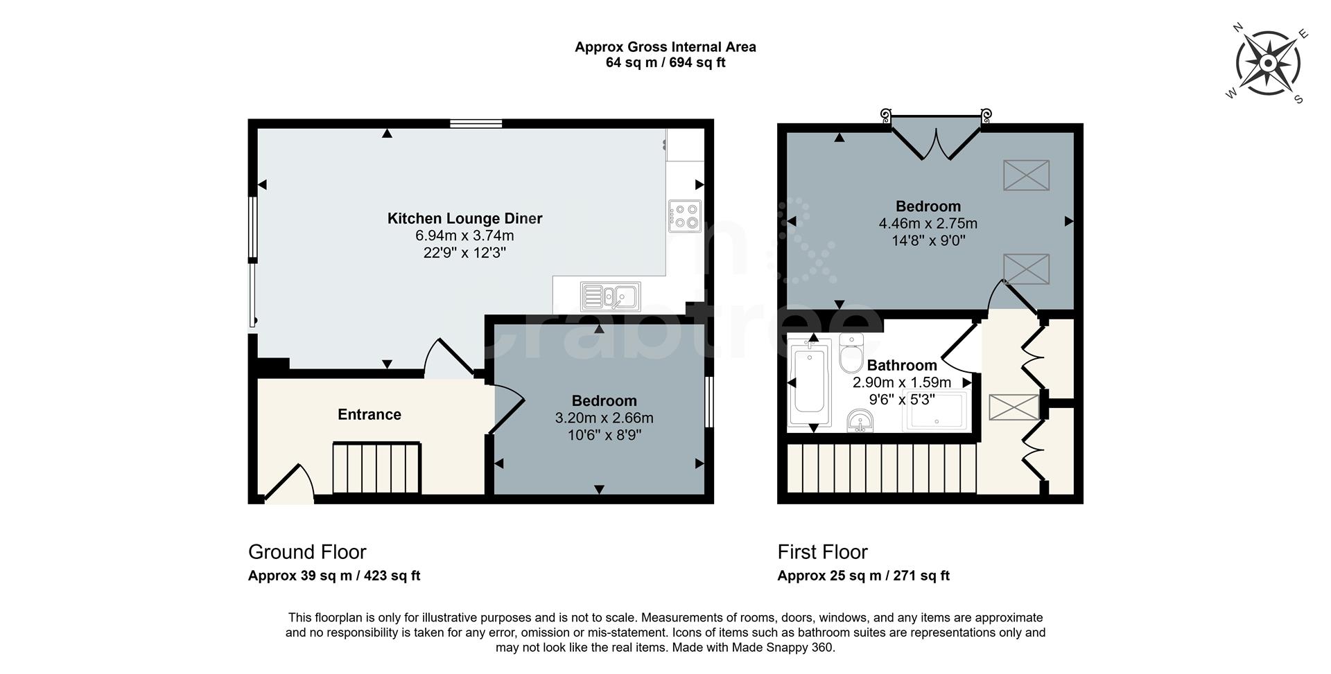 4, Tair Erw Gain, Cardiff floorplan