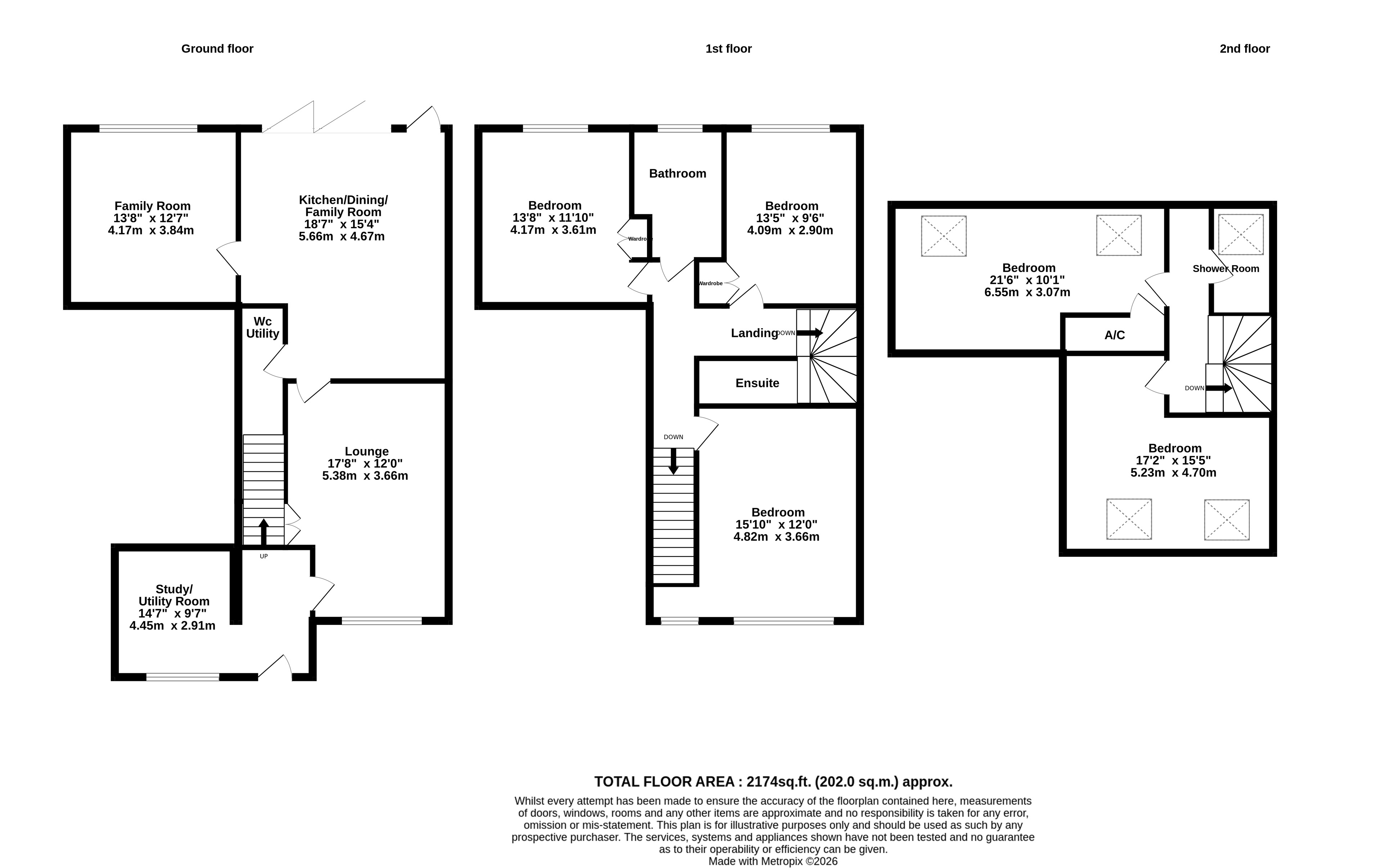 66, Crescent Way, Surrey floorplan