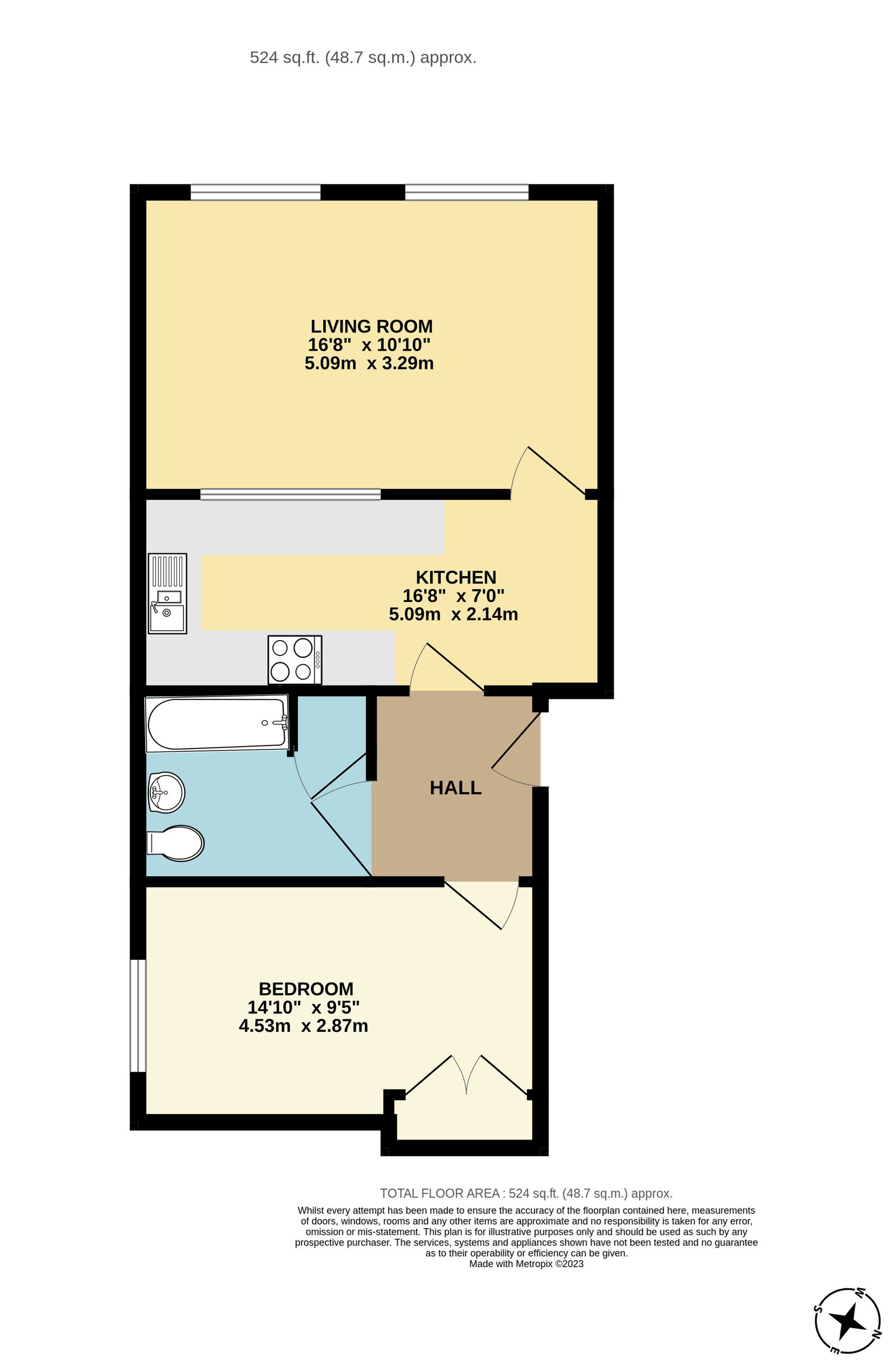9 Amberley Court, Kents Road, Torquay floorplan