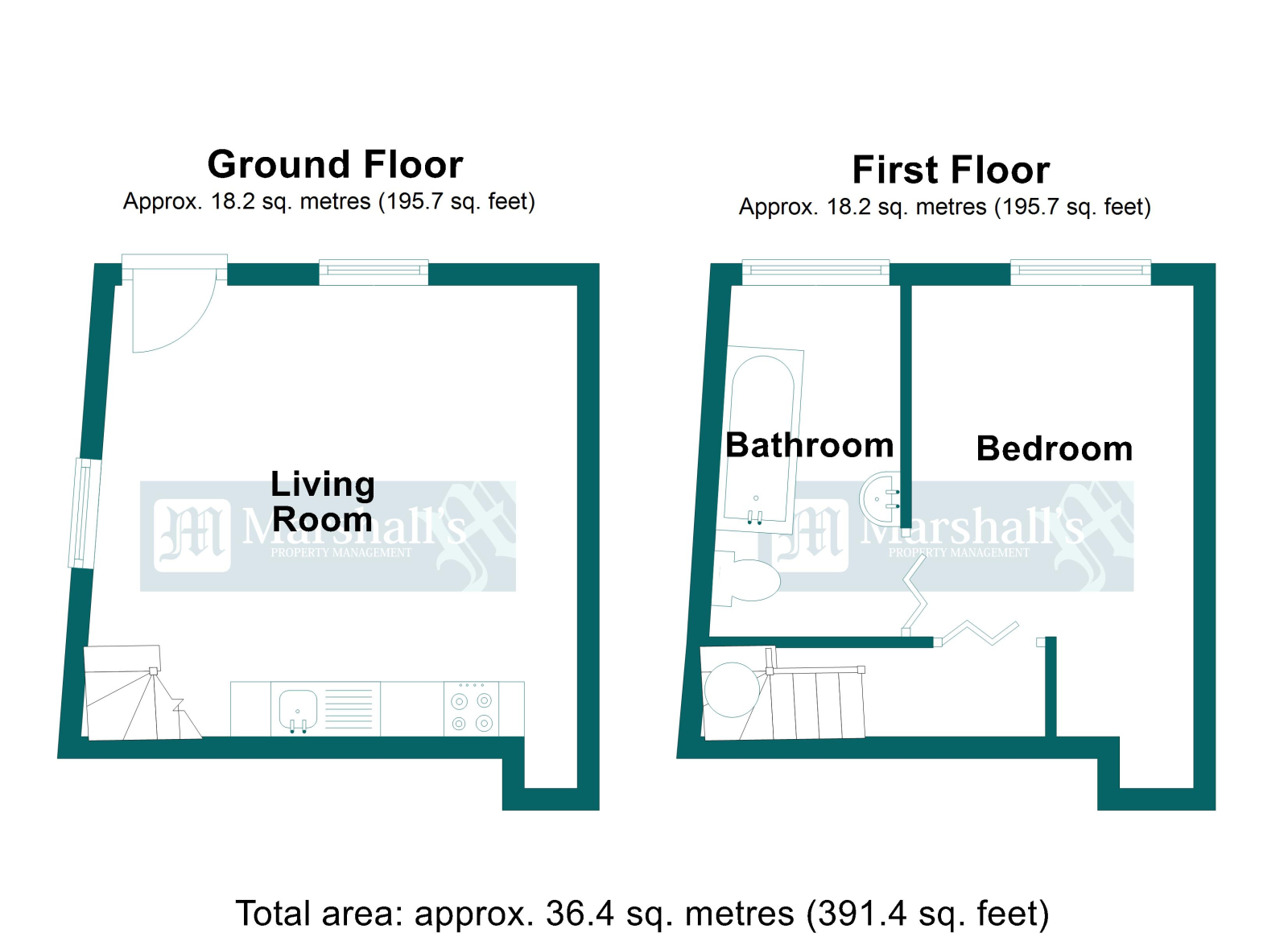 3 Millpool, Mousehole, Penzance floorplan