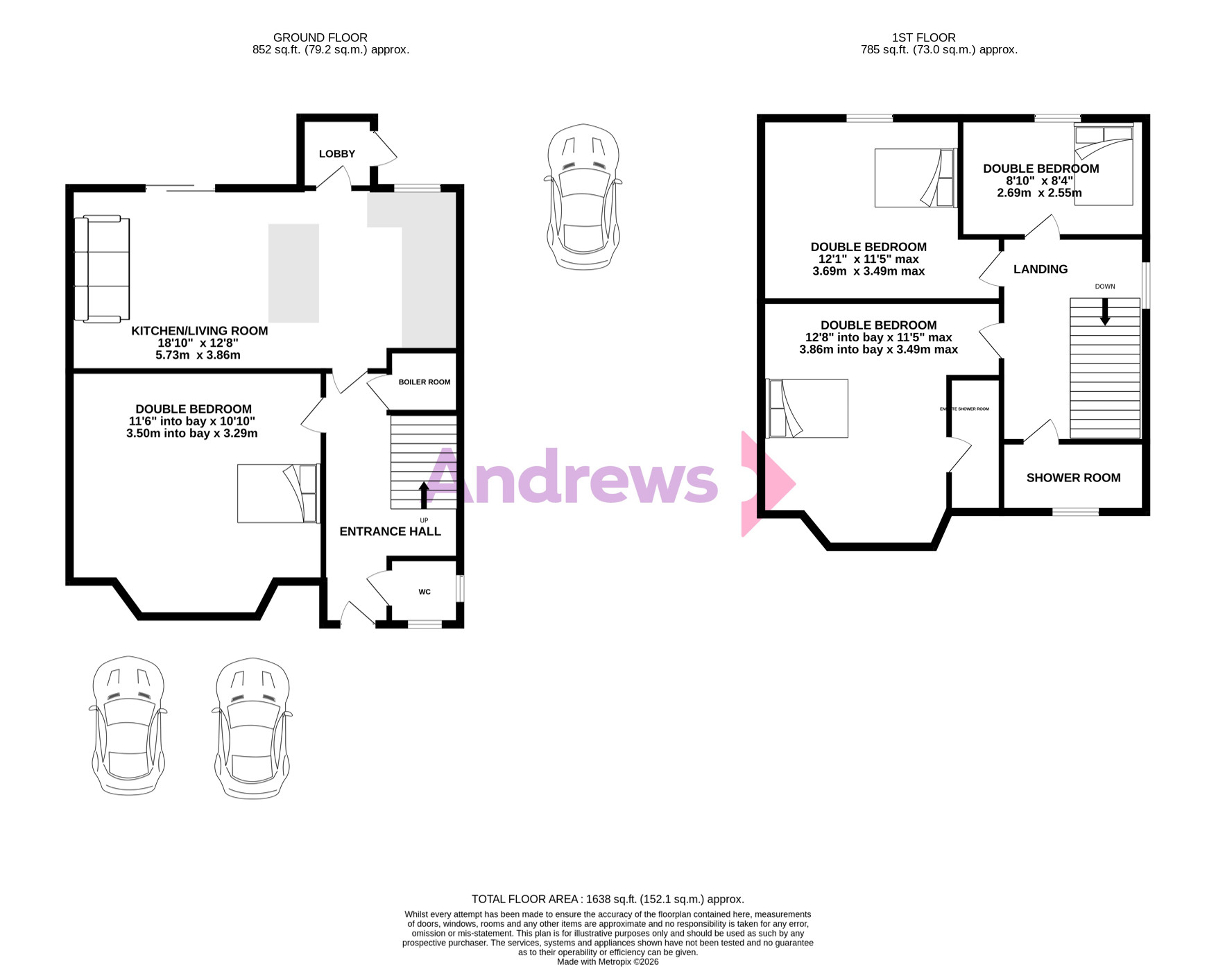 Room 4, 15, Coniston Avenue, Oxford floorplan