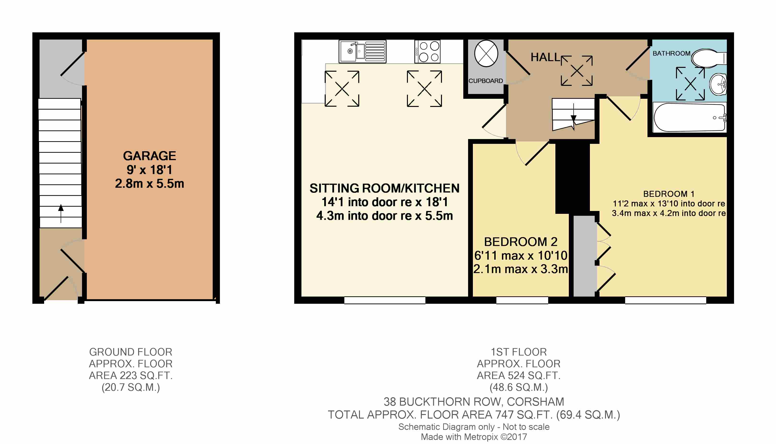 2 Bedrooms Flat for sale in Buckthorn Row, Corsham SN13