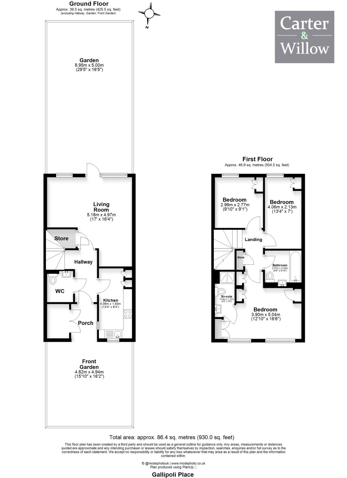 10, Gallipoli Place, Dagenham floorplan