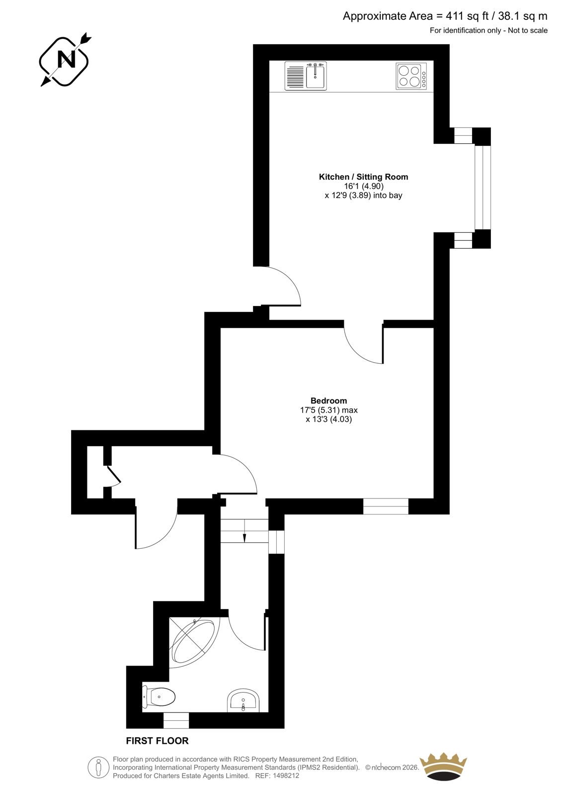 Flat 5, 6, Southey Road, Worthing floorplan
