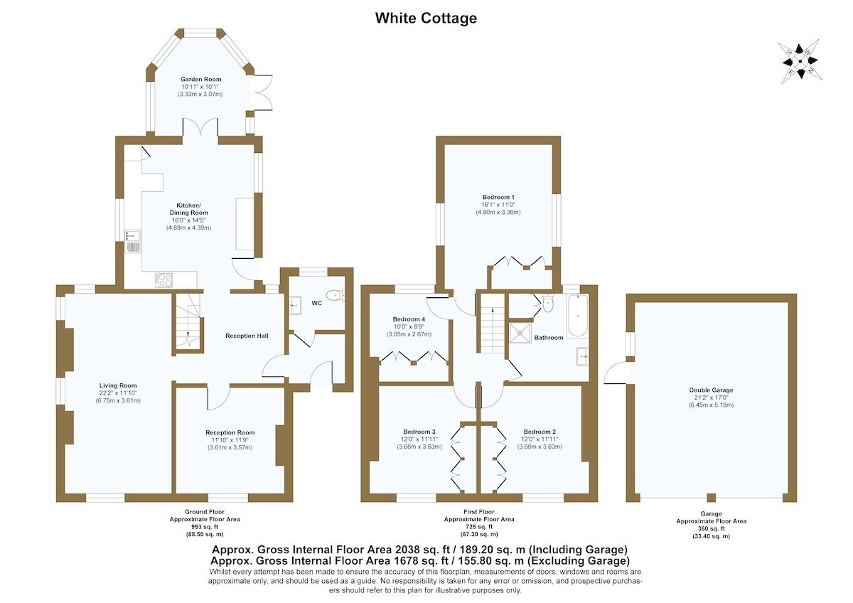 White Cottage, Barkham Street, Wokingham floorplan