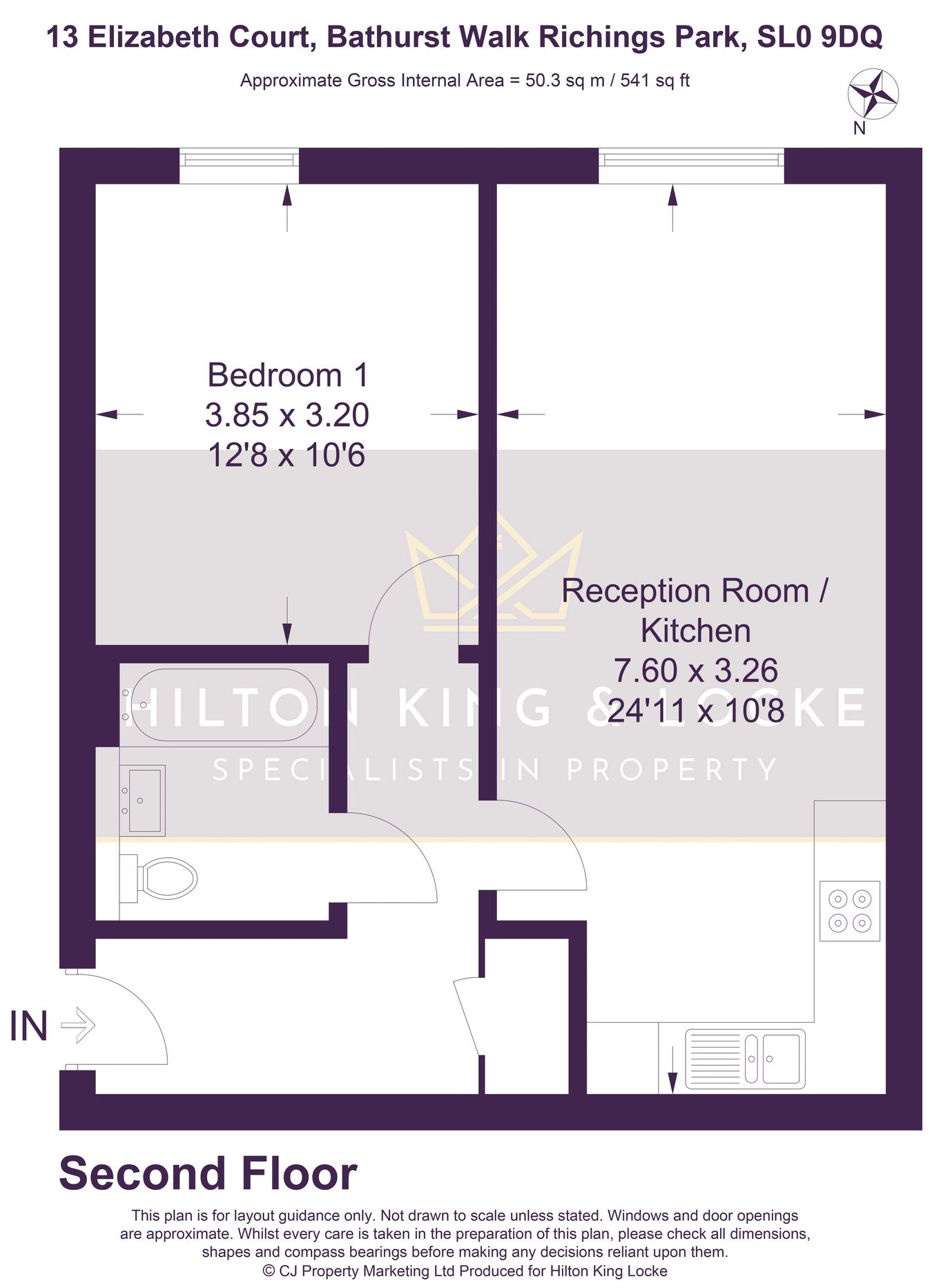 Bathurst Walk, Iver floorplan