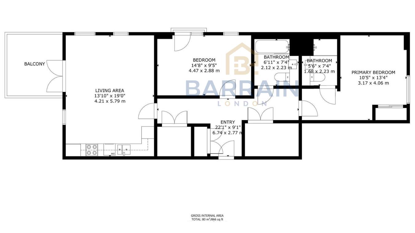 24, Mahindra Way, London floorplan