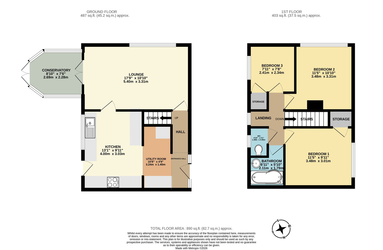 58, Nursery Road, Aylesford floorplan
