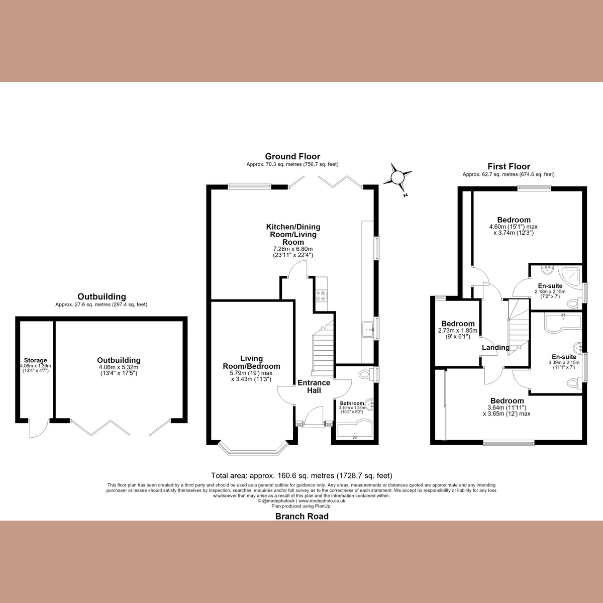 8, Branch Road, Benfleet floorplan
