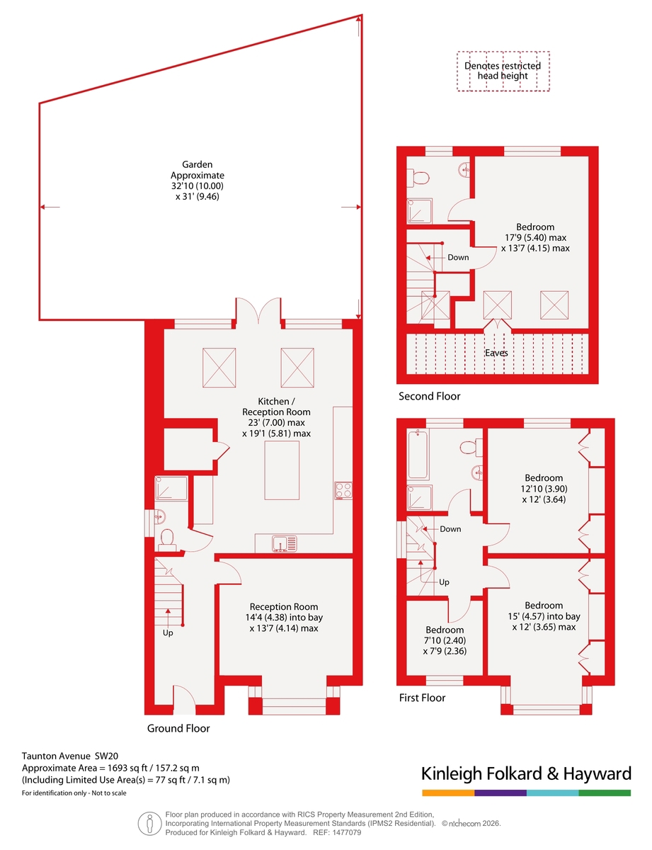 32, Taunton Avenue, London floorplan