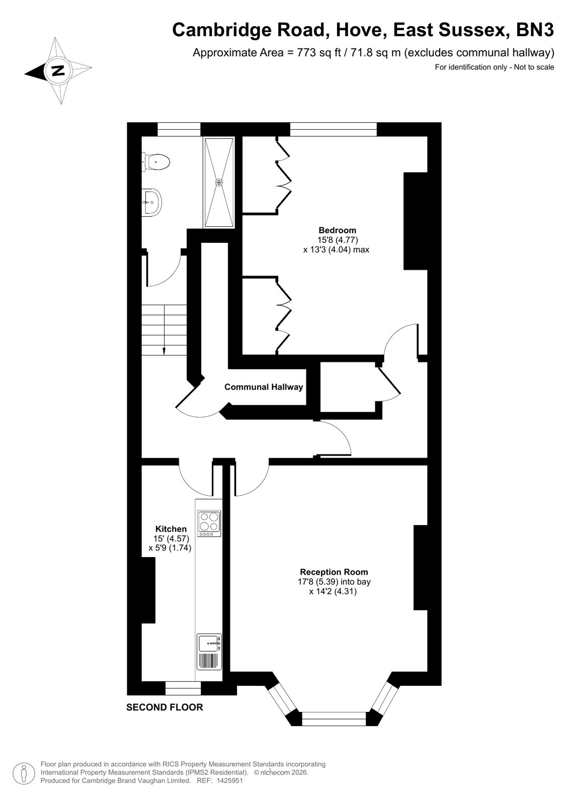 Flat 4, 12, Cambridge Road, East Sussex floorplan